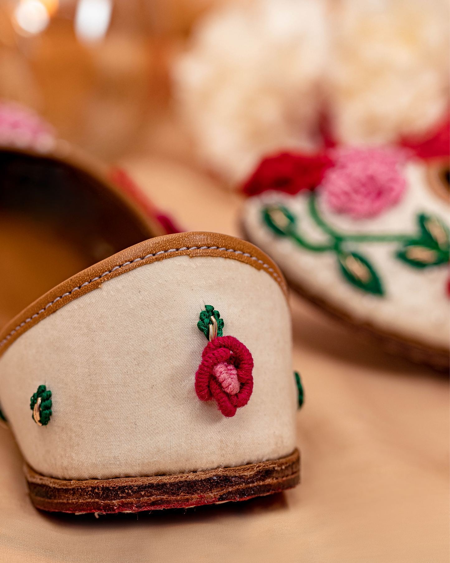 Floral Pop Handcrafted Jutti My Store