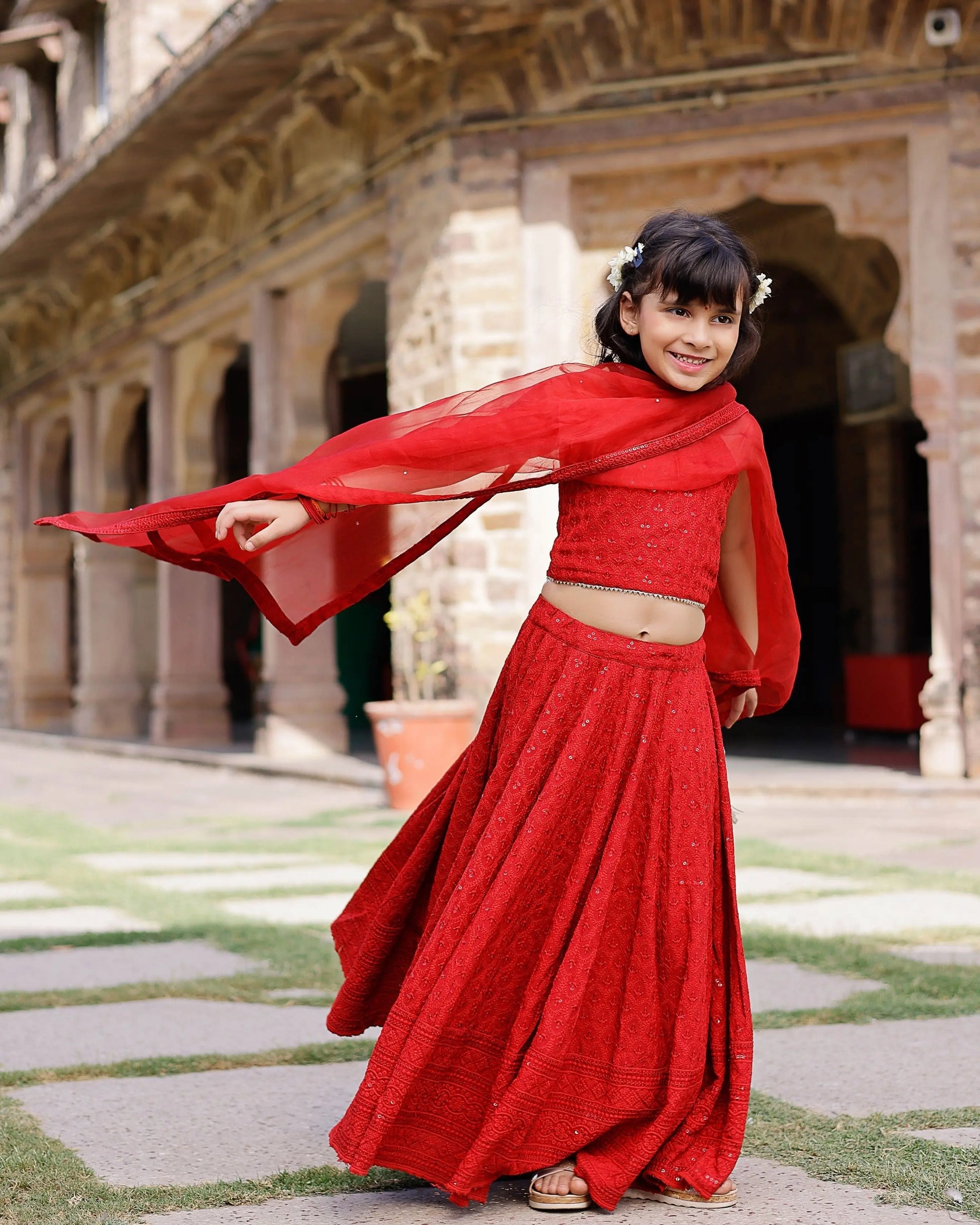 Kai Embroidered Lehenga Set My Store