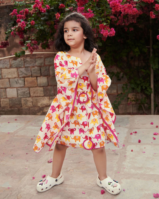 Ruffles Cotton Kaftan My Store