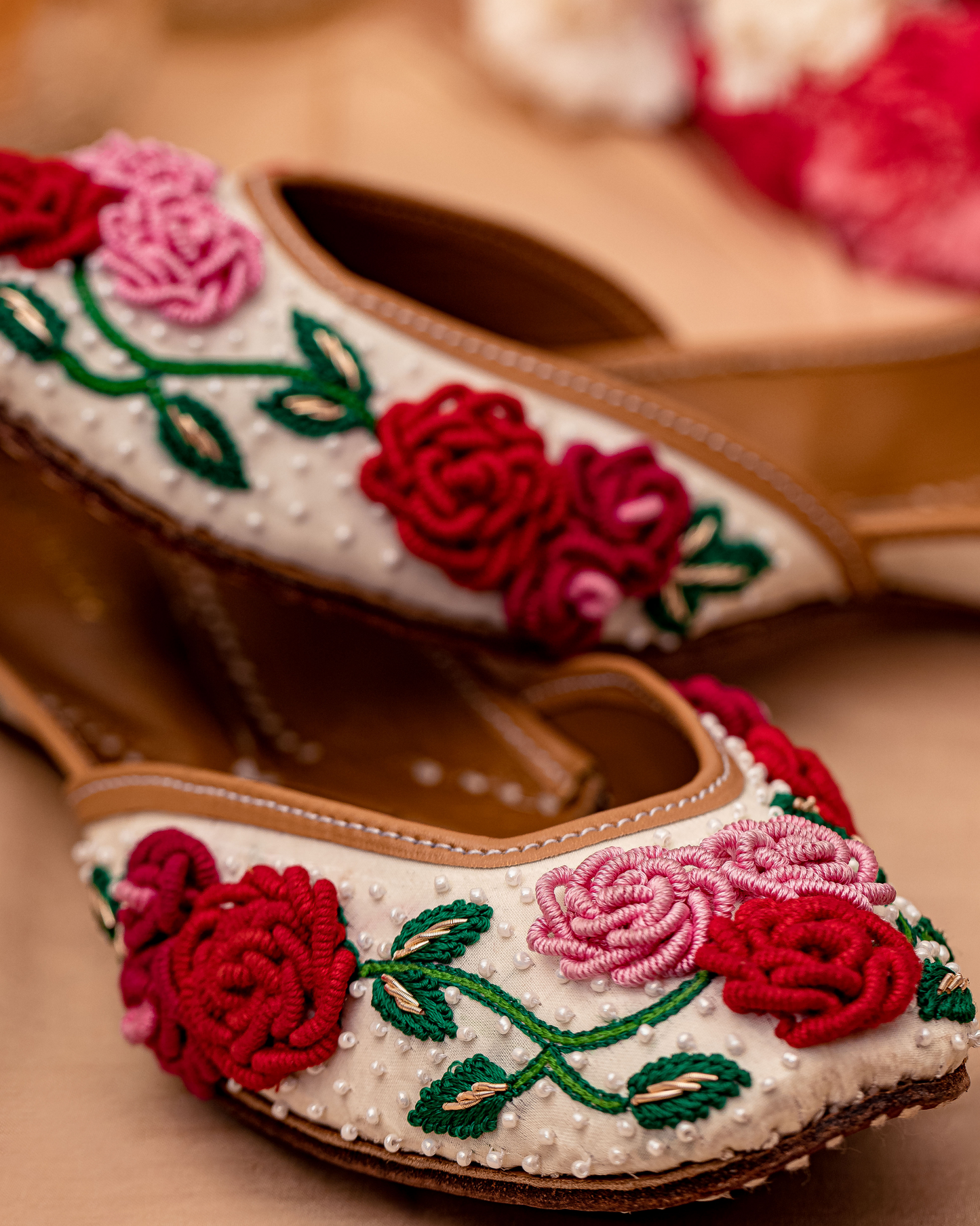 Floral Pop Handcrafted Jutti My Store