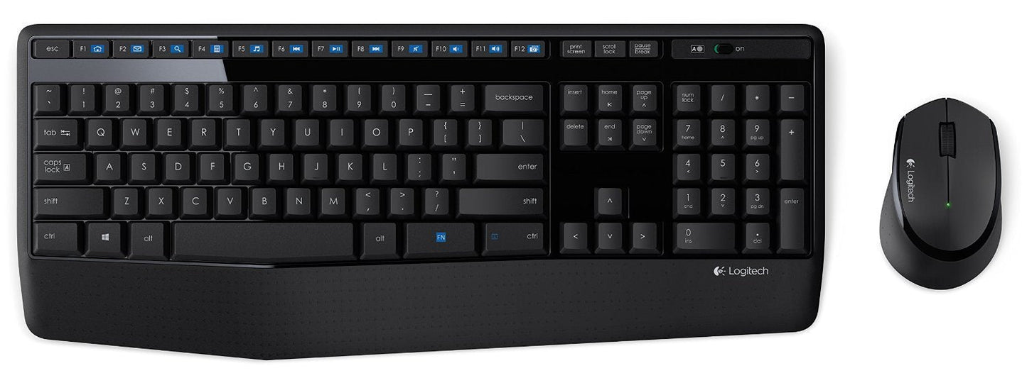 Logitech MK345 Wireless Keyboard and Mouse Combo Black