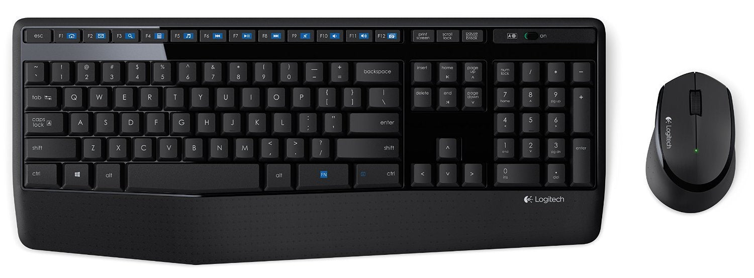 Logitech MK345 Wireless Keyboard and Mouse Combo Black