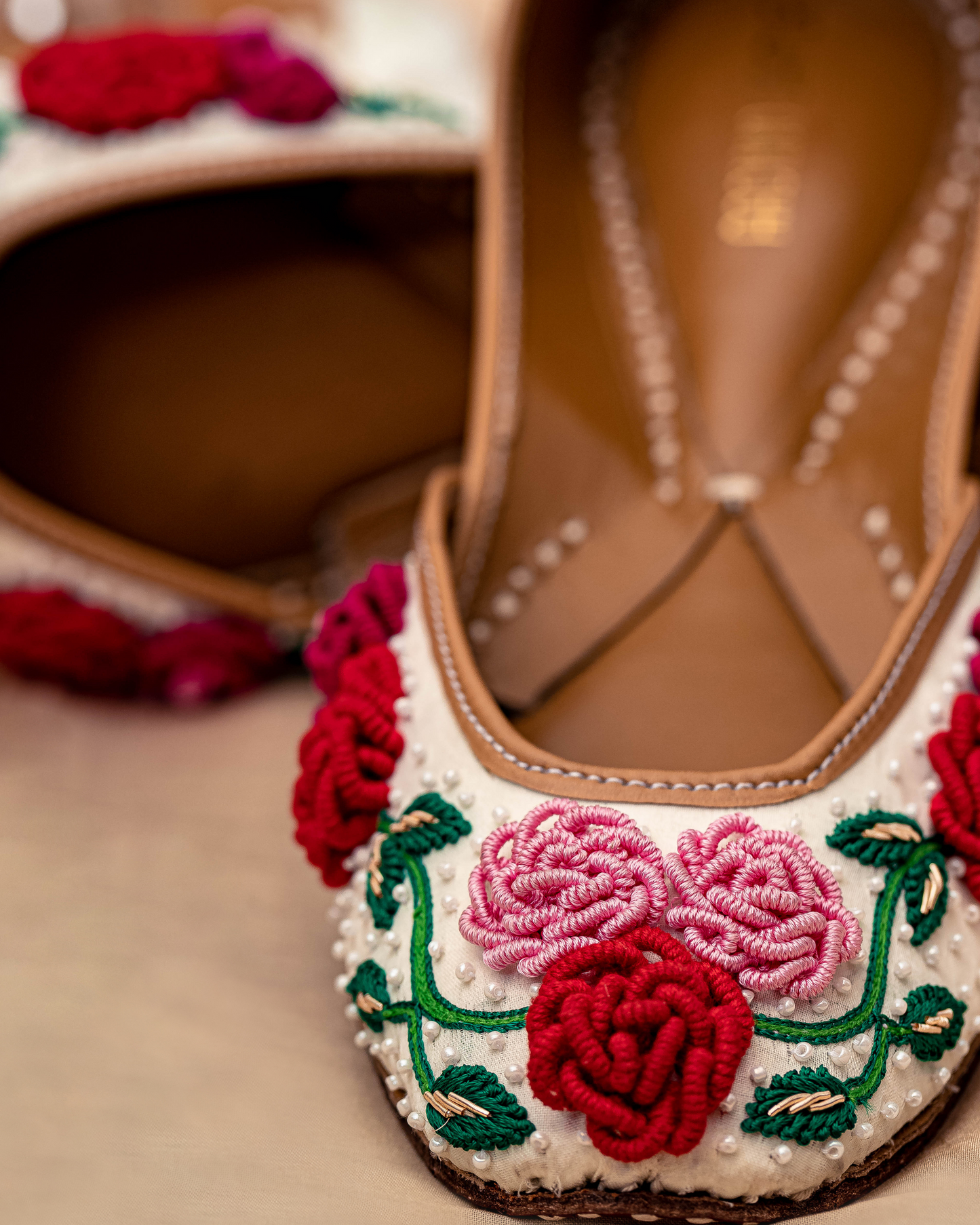 Floral Pop Handcrafted Jutti My Store