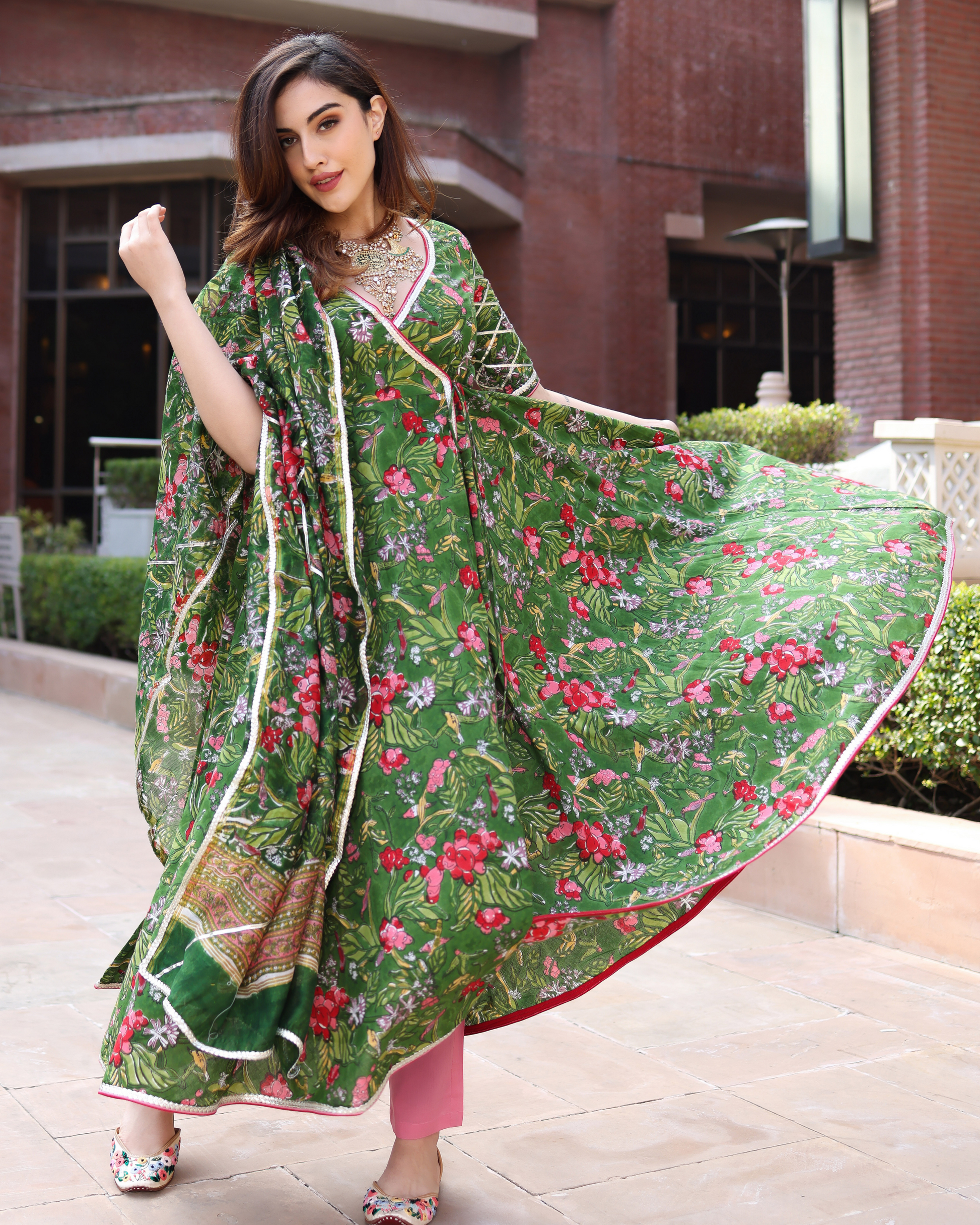 Green Beetle Handblock Suit Set Quick Cart