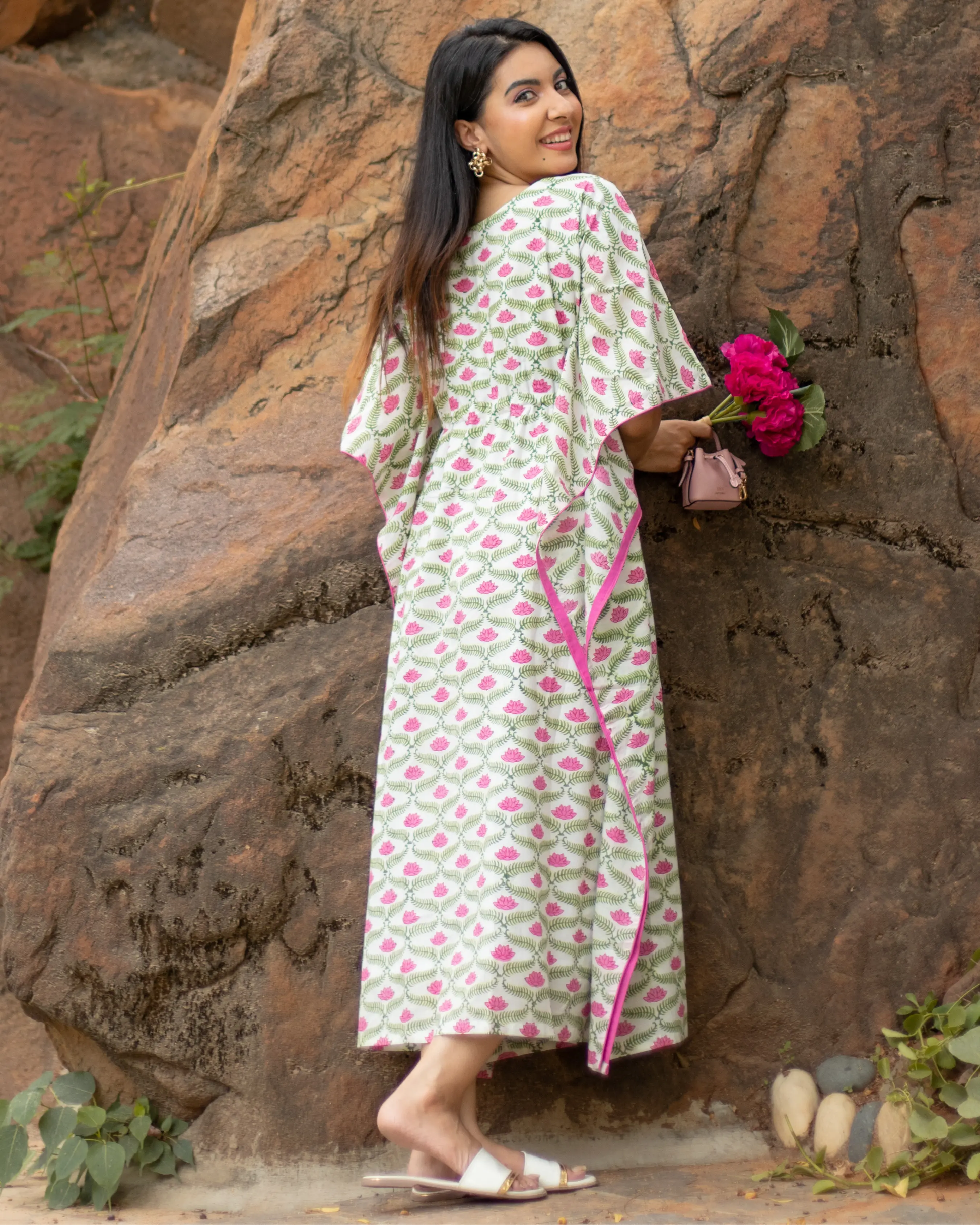 Menorca Cotton Kaftan Set My Store