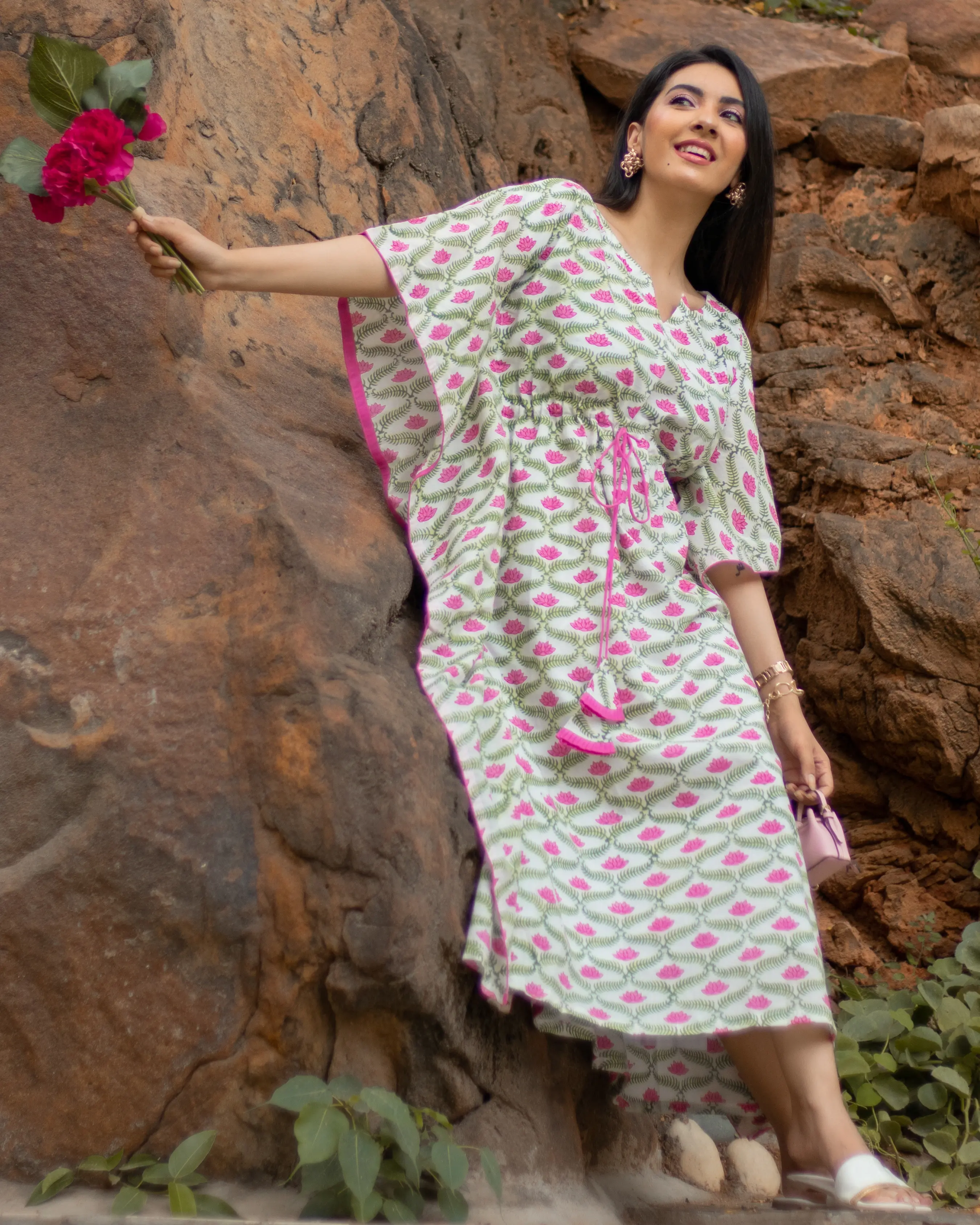 Menorca Cotton Kaftan Set My Store