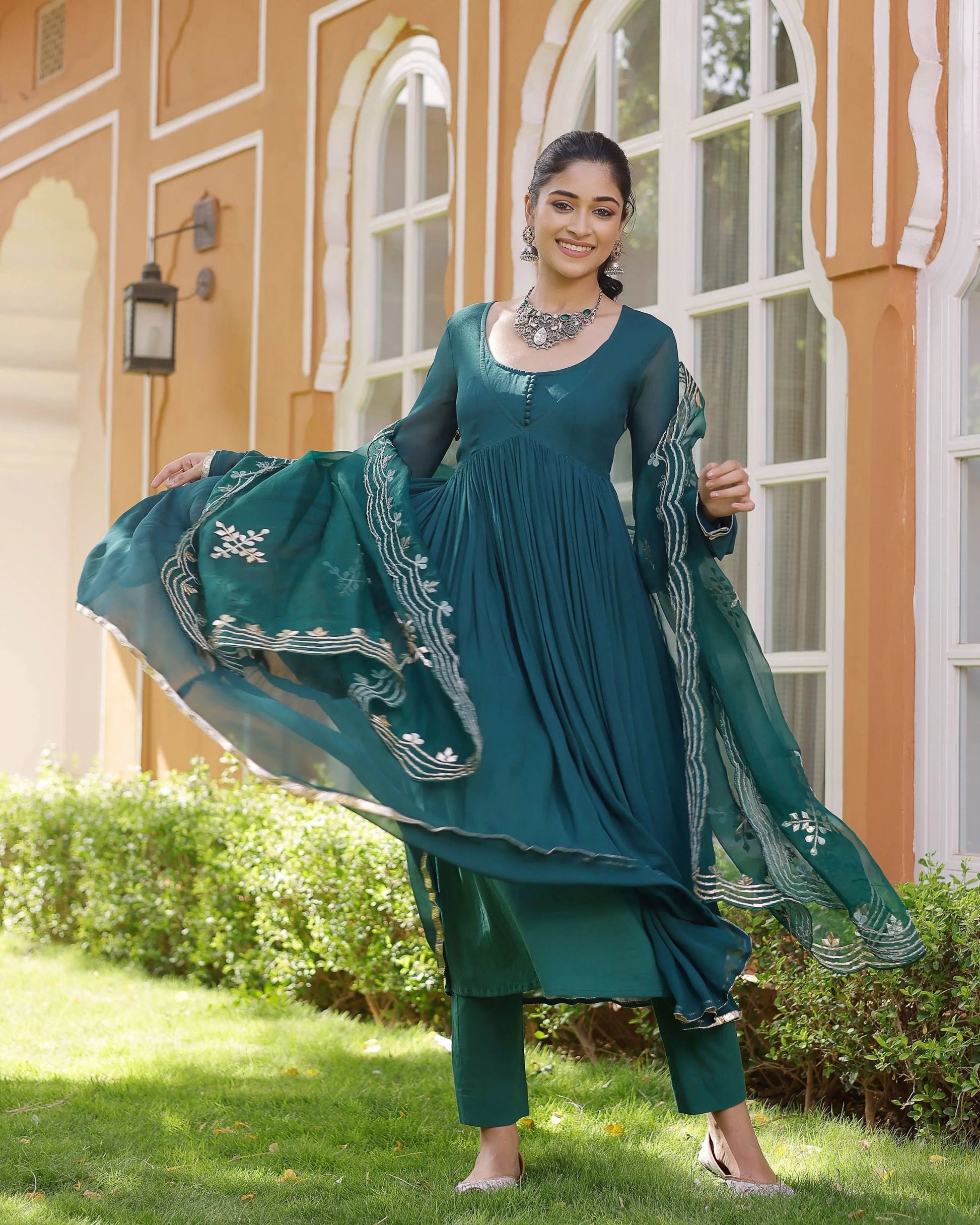 Odika Gotapatti Goergette Suit Set My Store