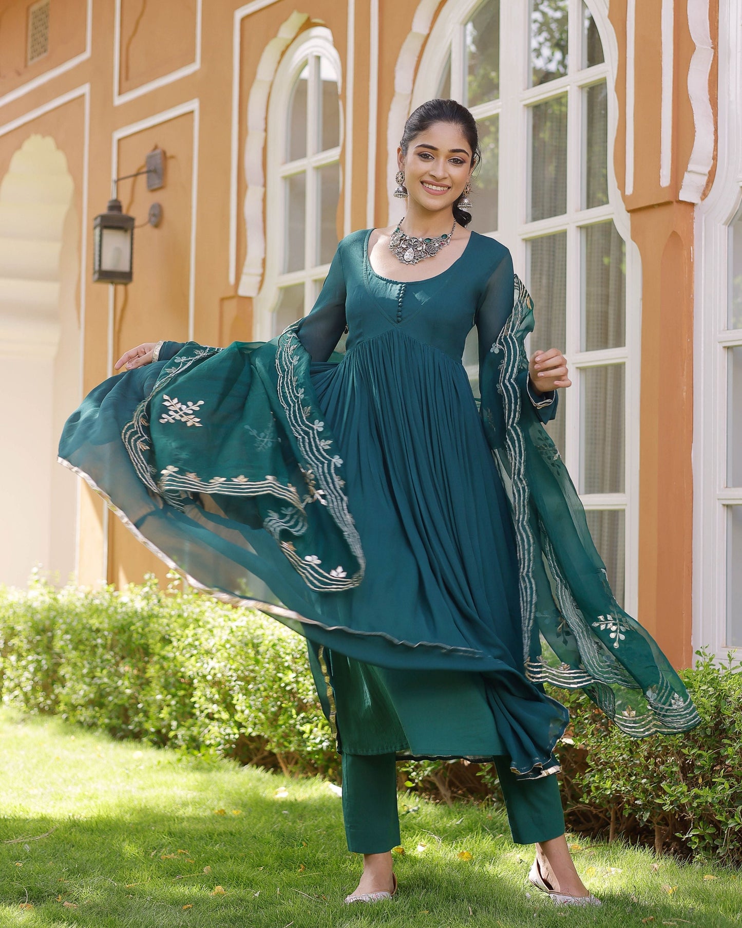 Odika Gotapatti Goergette Suit Set My Store