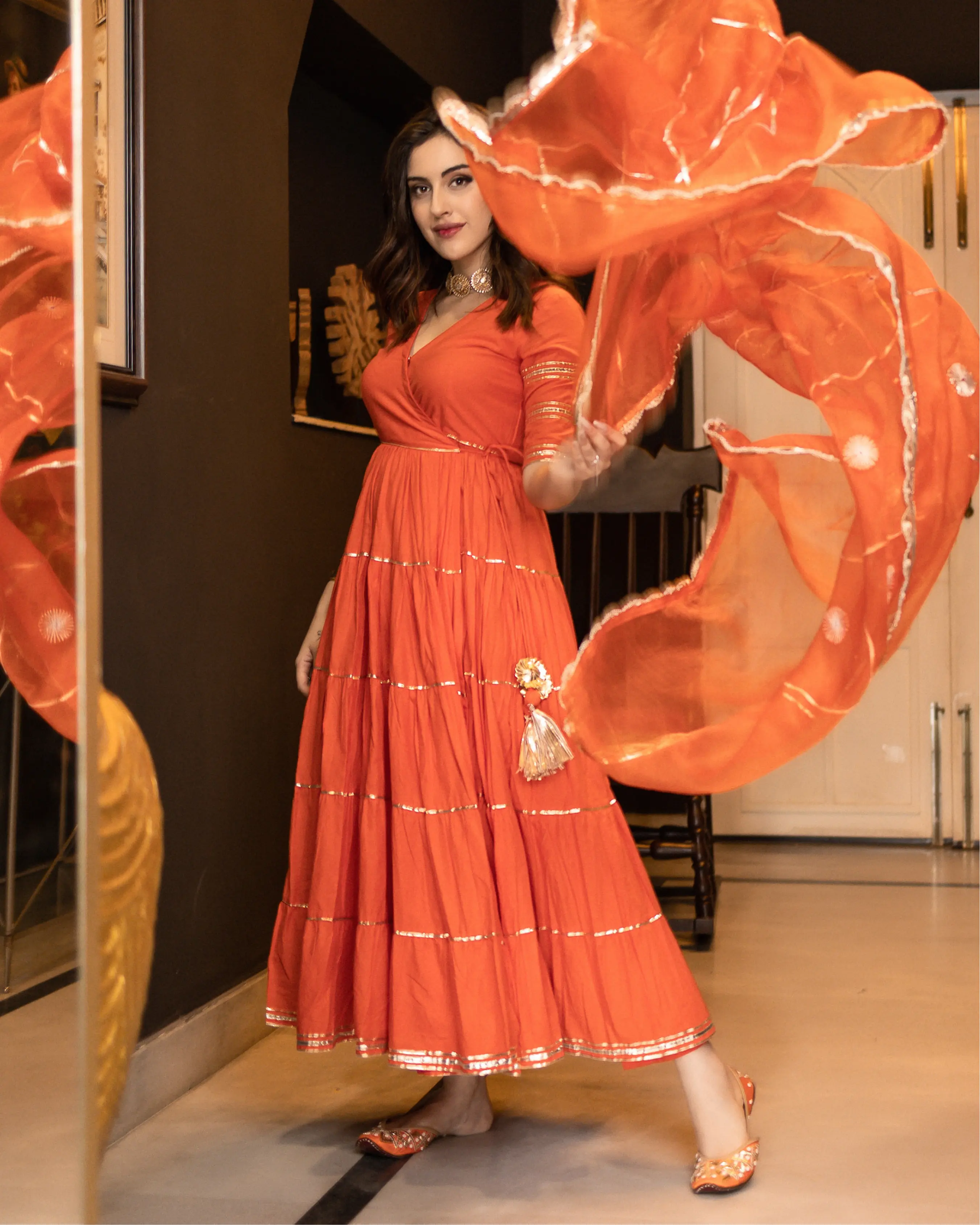 Neria Gotapatti Tier Suit Set My Store