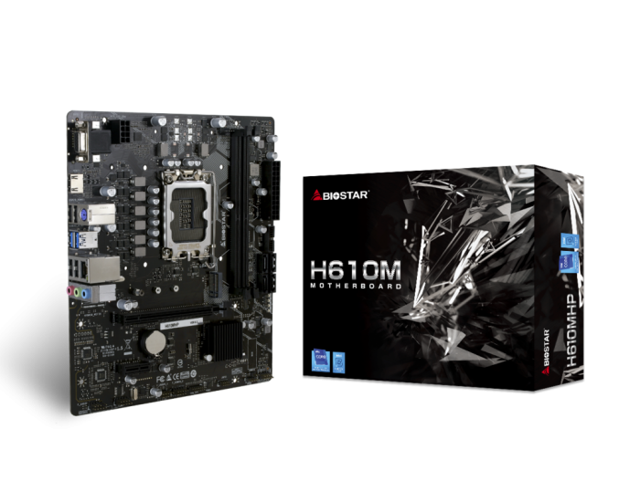 Biostar H610MHP DDR4 Motherboard For Intel 12th | 13th Gen