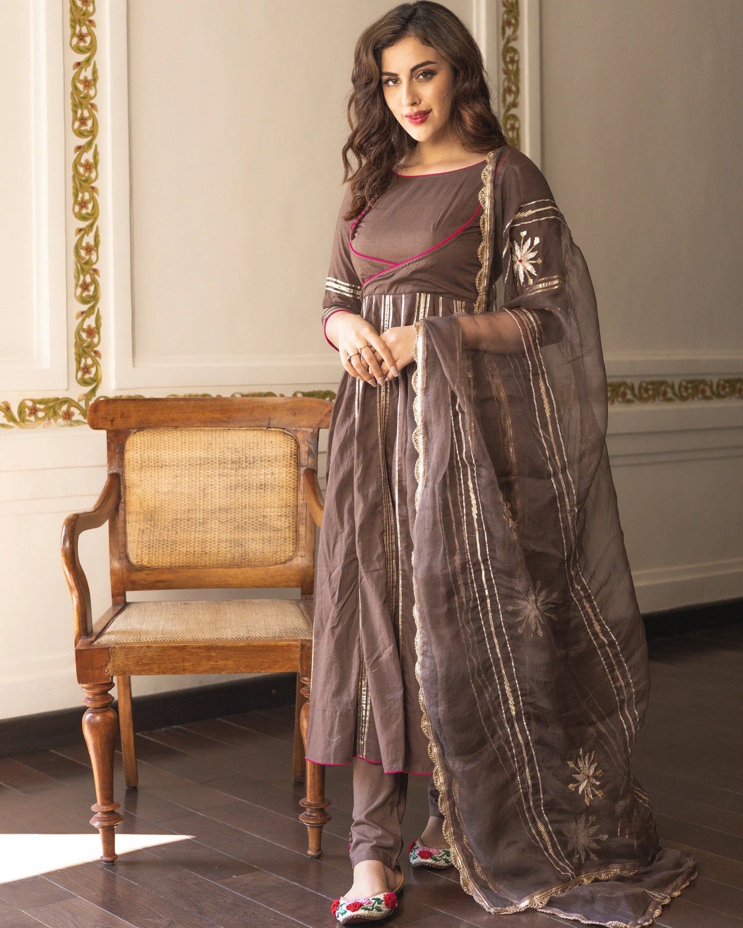 Kawai Gotapatti Cotton Suit Set My Store