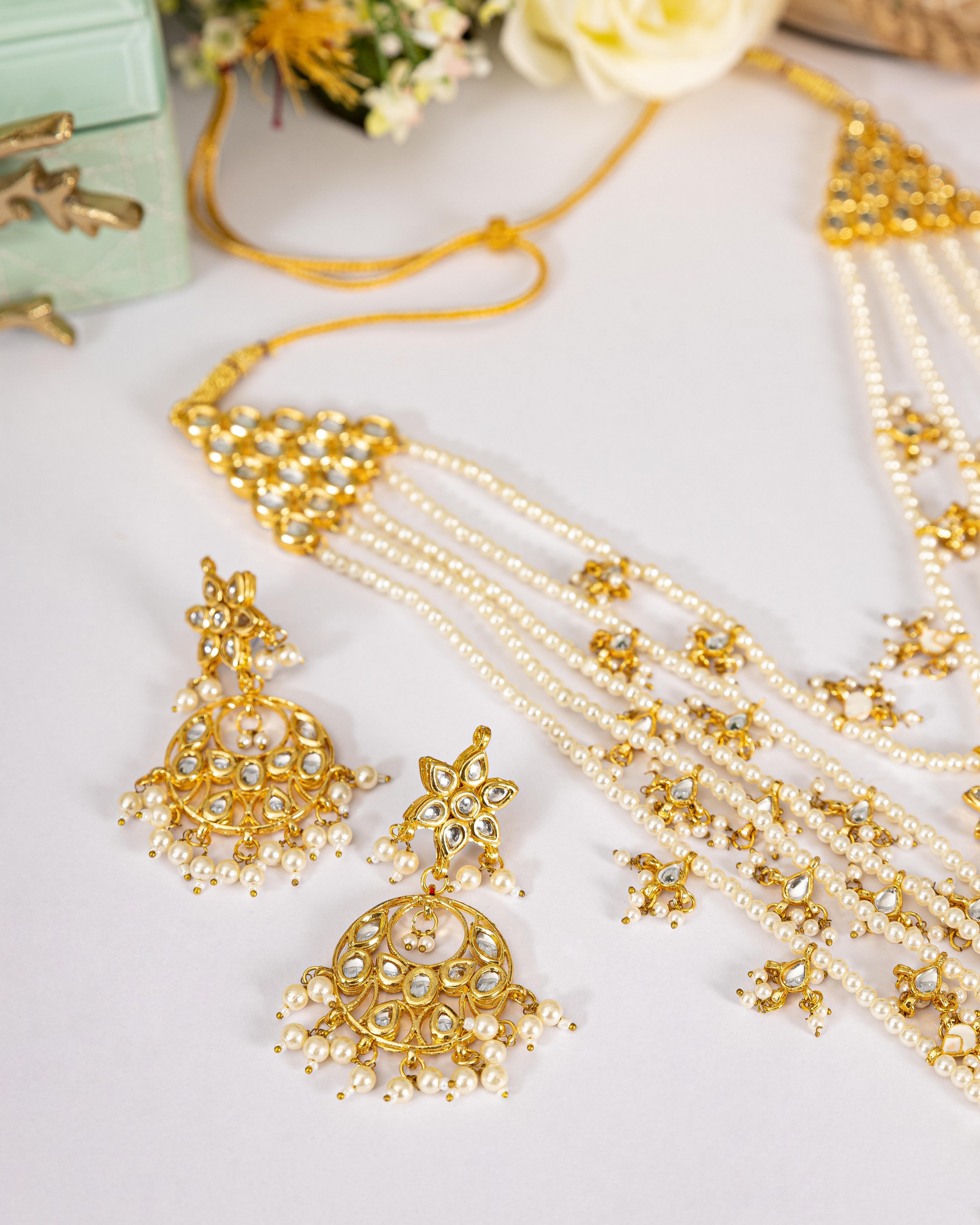 Pile Of Pearls Handcrafted Necklace Quick Cart