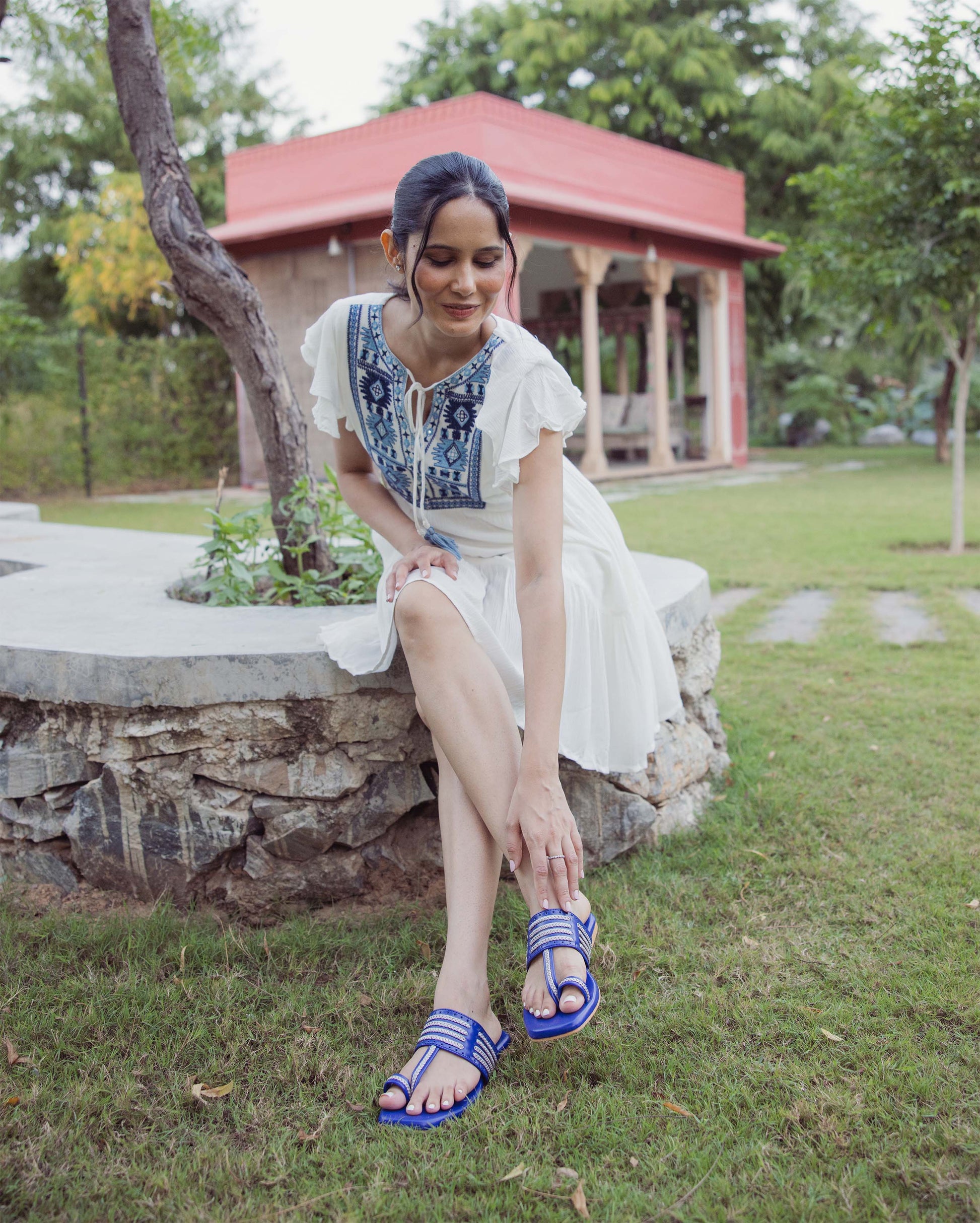 Lynch blue Kolha Flats My Store