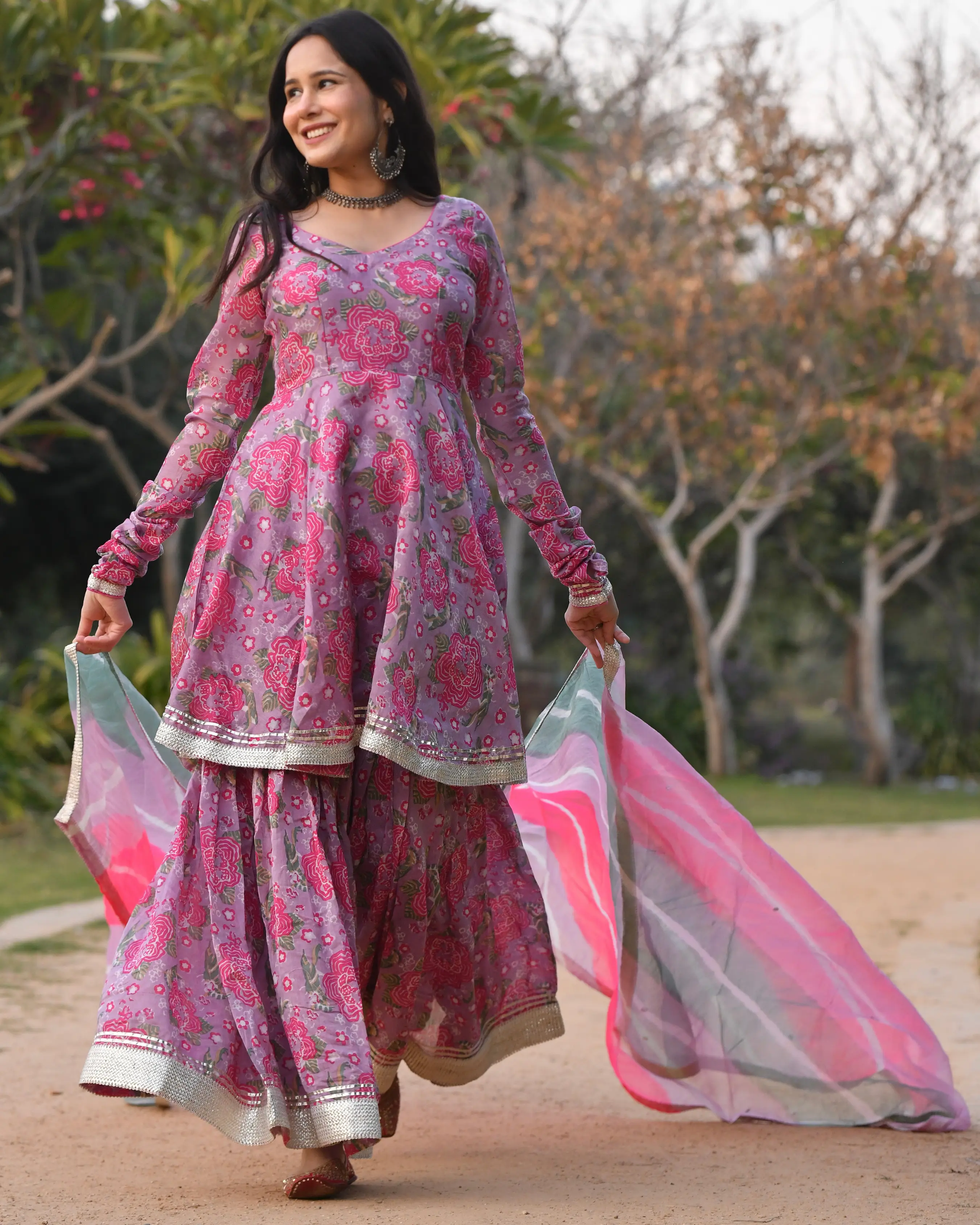 Candra Chanderi Sharara Set My Store