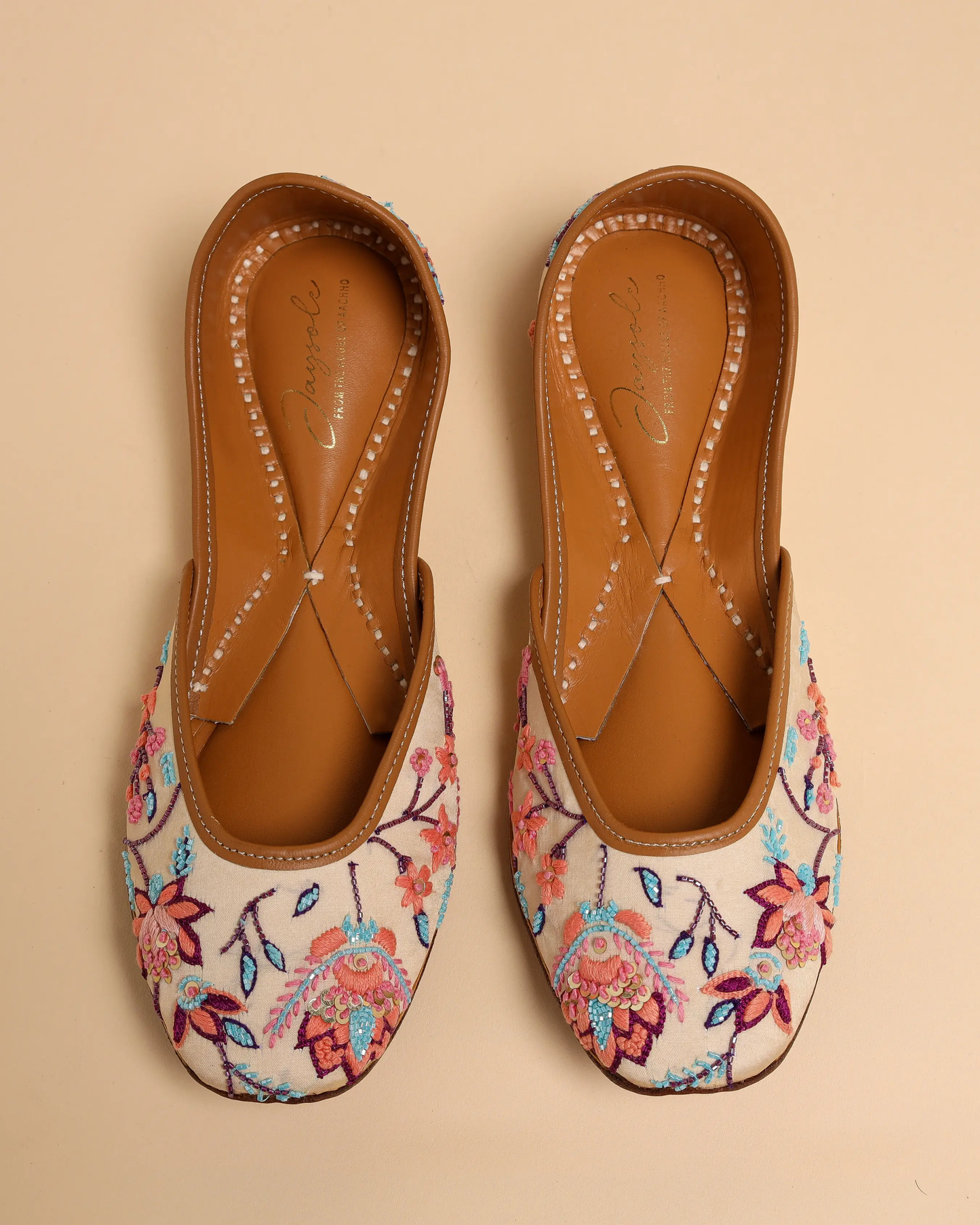 Petal Pink Handcrafted Jutti My Store