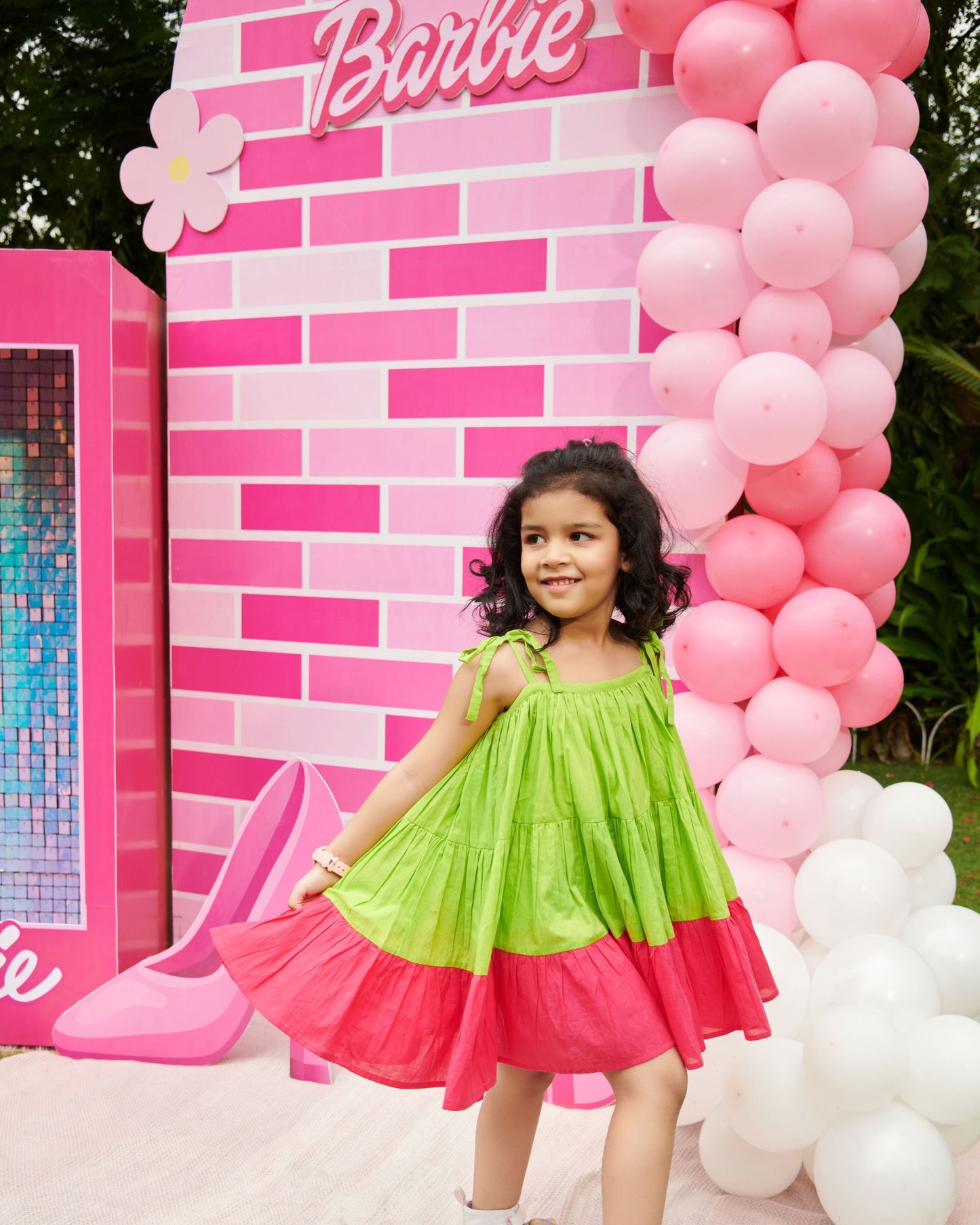 Blissa Tier Cotton Dress My Store