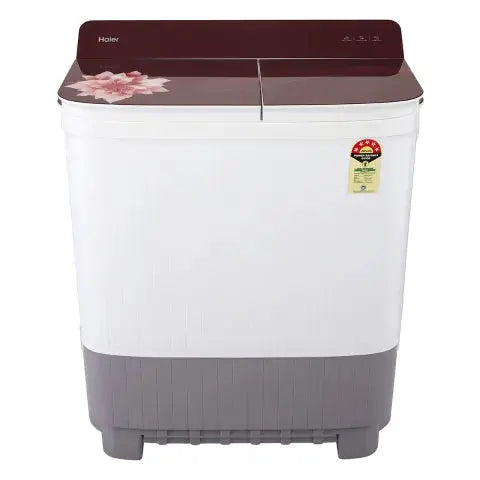 Haier 7.5 Kg Semi-Automatic Washing Machine With Toughened Glass (HTW75-178BK) My Store