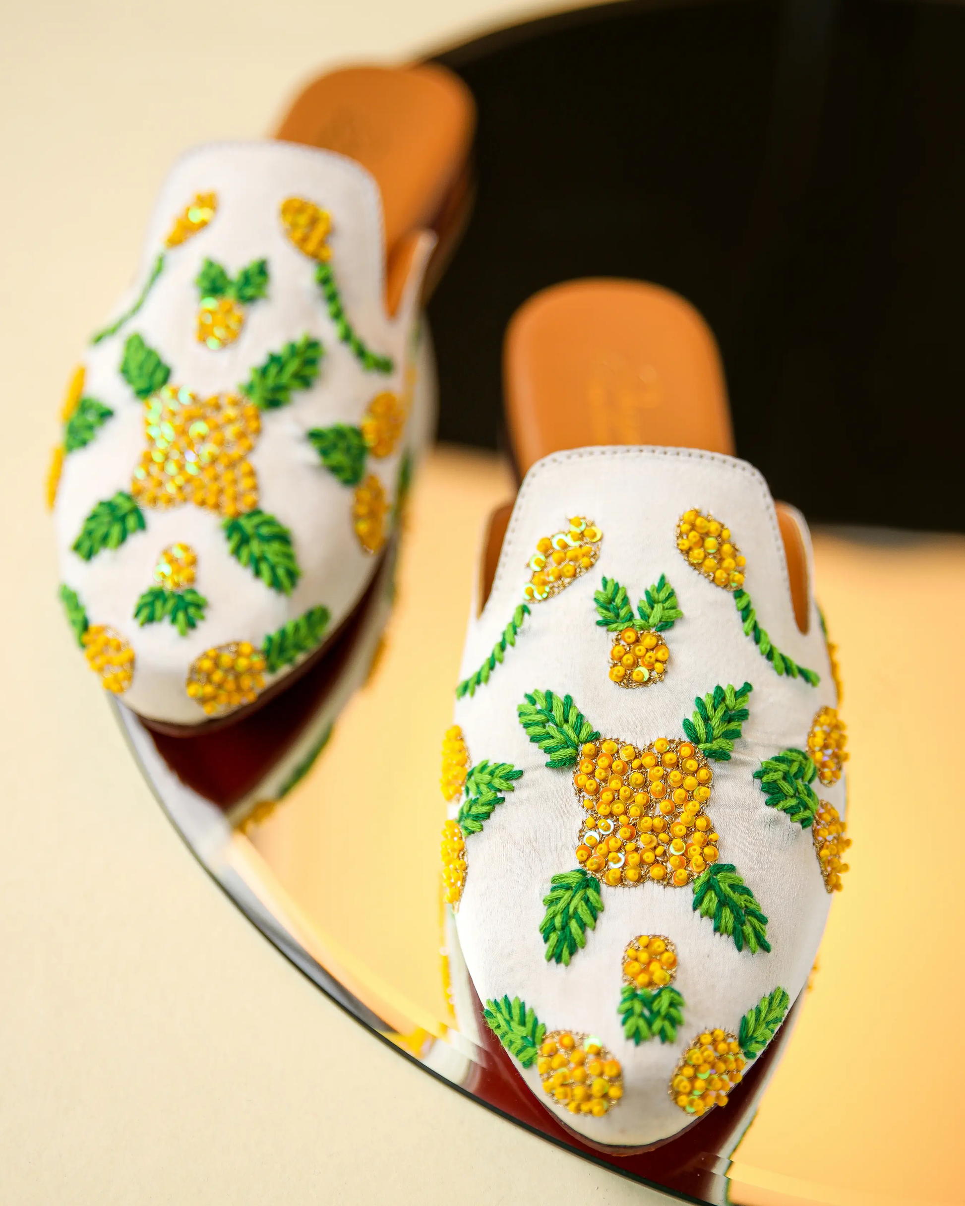 Pineapple Slice Handcrafted Mules My Store