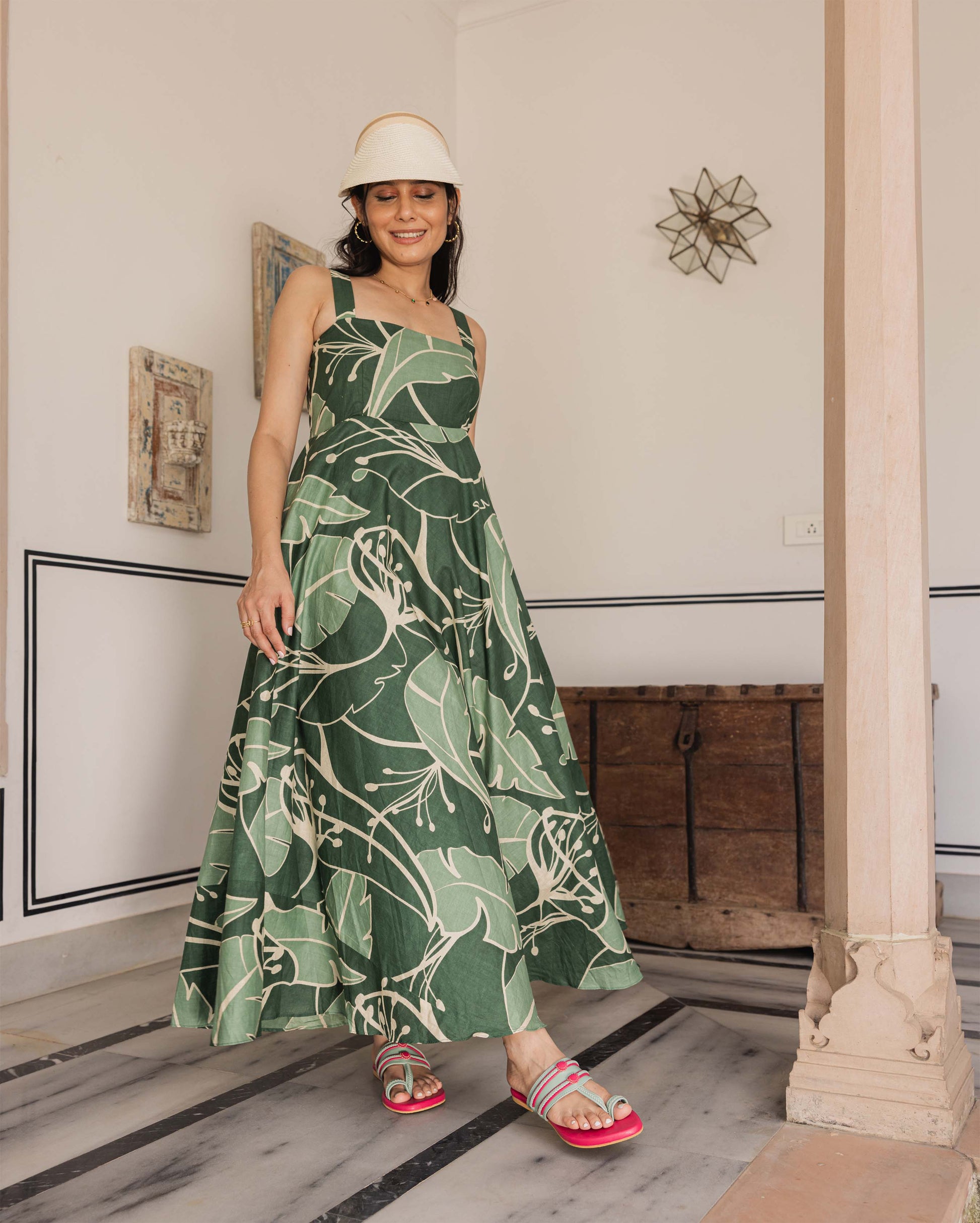 Mountbatten pink Kolha Flats My Store