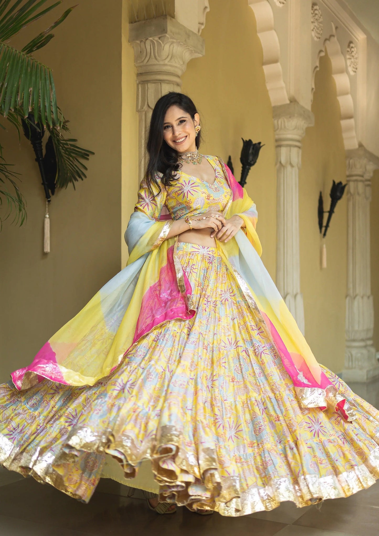 Chandni Chanderi Lehenga Set My Store