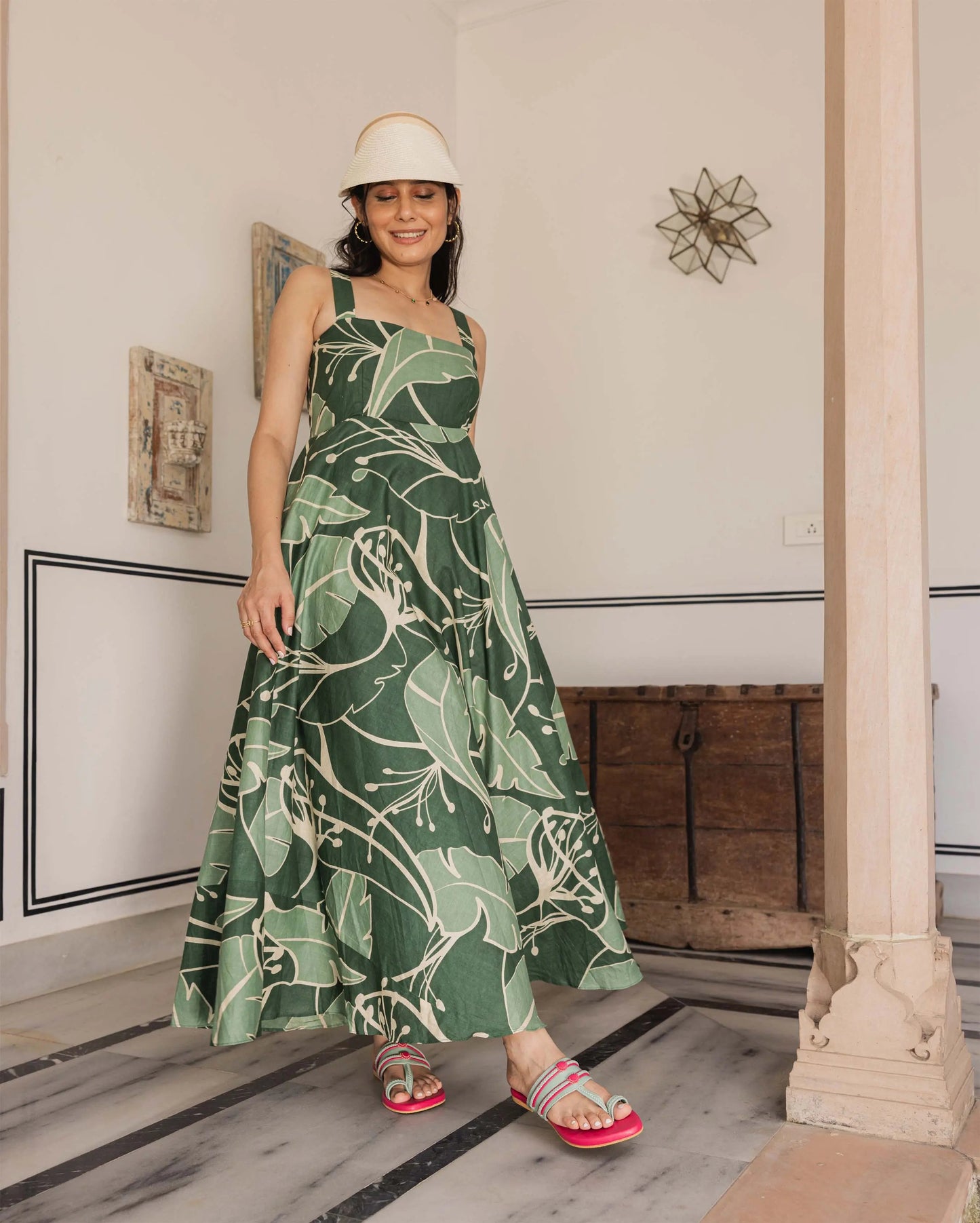 Mountbatten pink Kolha Flats My Store