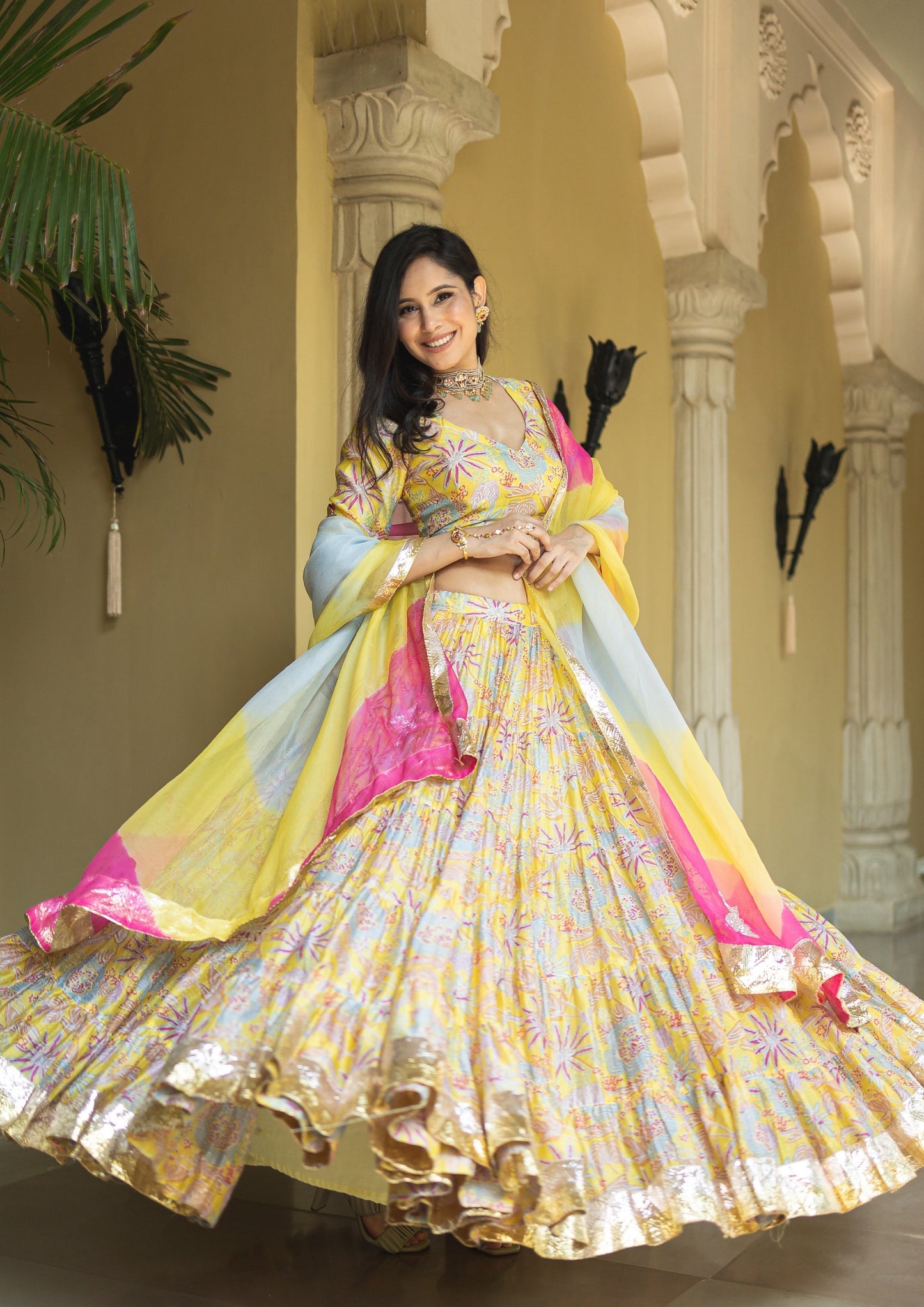 Chandni Chanderi Lehenga Set My Store