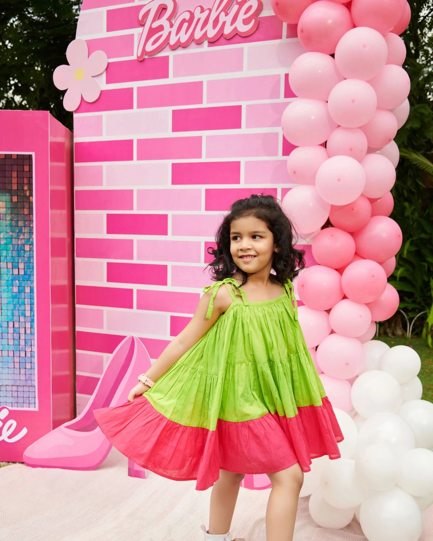 Blissa Tier Cotton Dress My Store