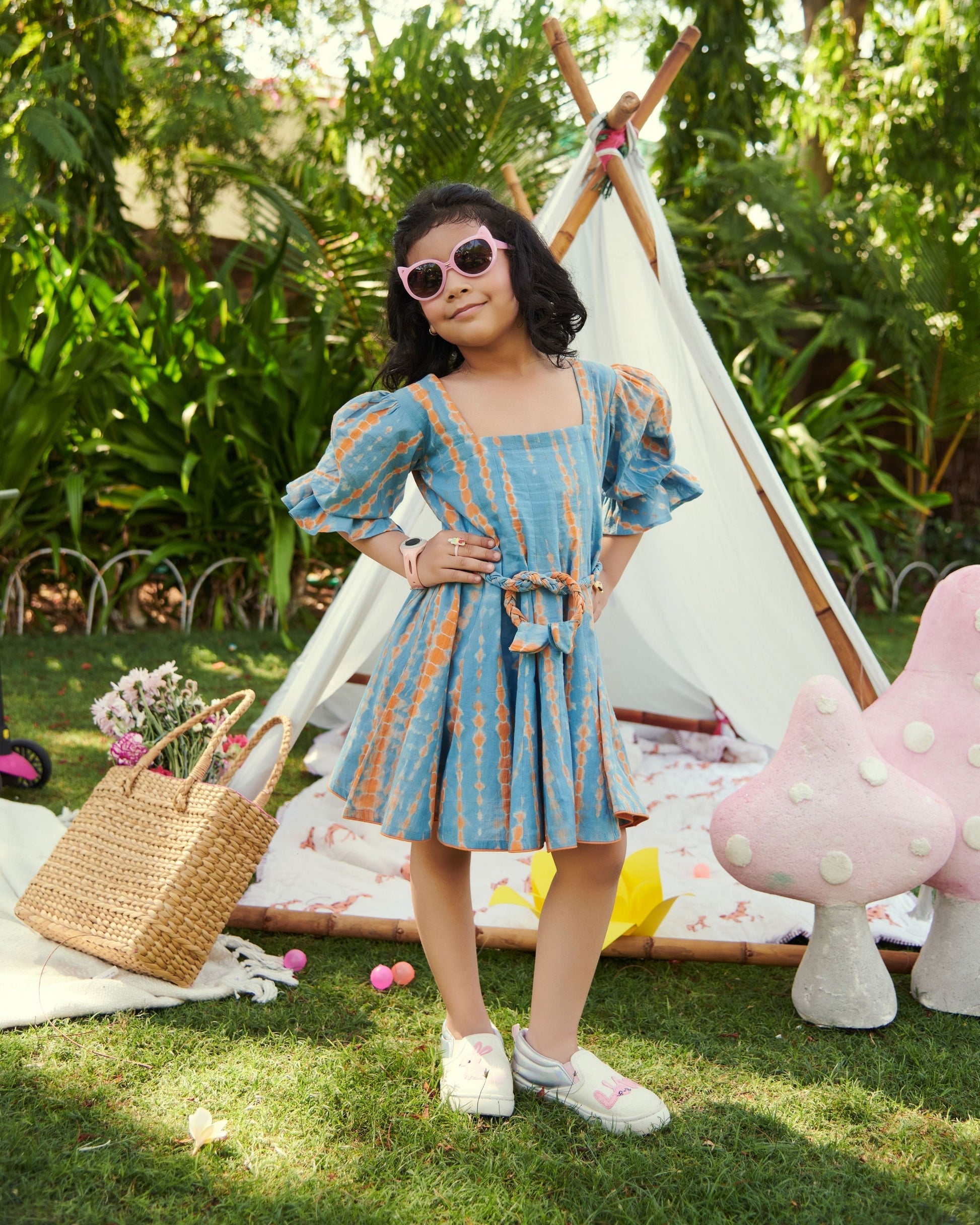 Bubbles Tie & Dye Cotton Dress My Store