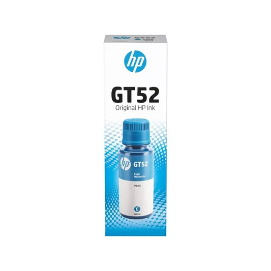 HP GT52 Cyan Genuine Inkjet Ink Bottle