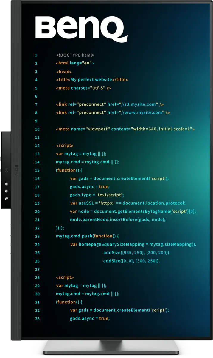 BenQ RD320U 32” 2160p 4K UHD Programming Monitor with MoonHalo Backlight and Built-in Speaker My Store