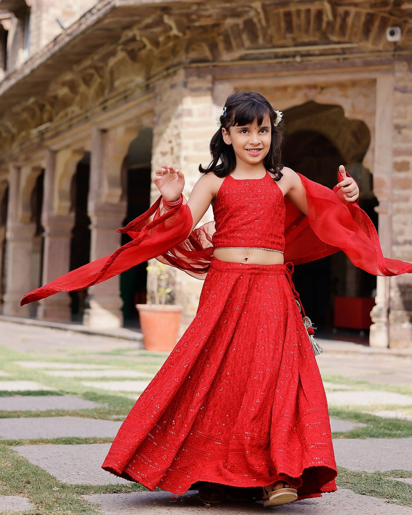 Kai Embroidered Lehenga Set My Store