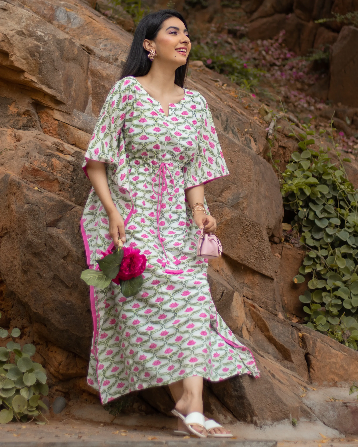 Menorca Cotton Kaftan Set My Store