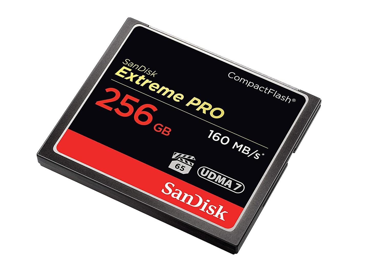 SanDisk Extreme PRO 256GB Compact Flash Memory Card UDMA 7 Speed Up To 160MB/s