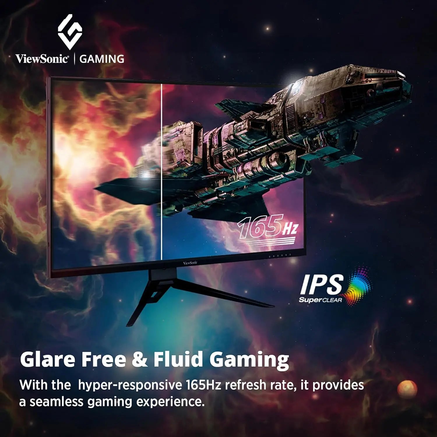 ViewSonic VX3219-2K-PRO-2 32" 165Hz 2K QHD HDR10 IPS Panel Premium Gaming Monitor My Store