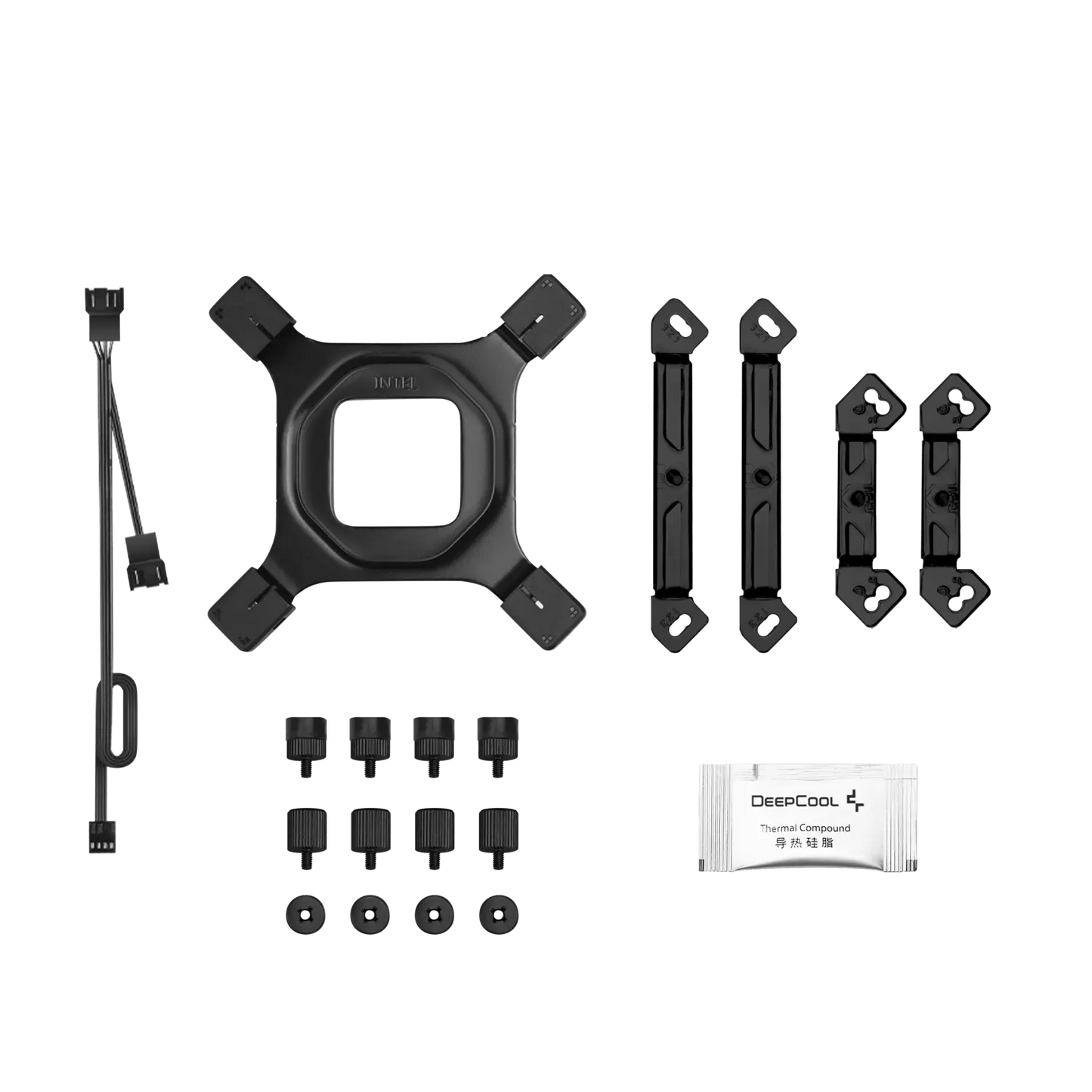 DeepCool AK620 Zero Dark ZORIA Dual Tower 120mm CPU Air Cooler CPU Fan