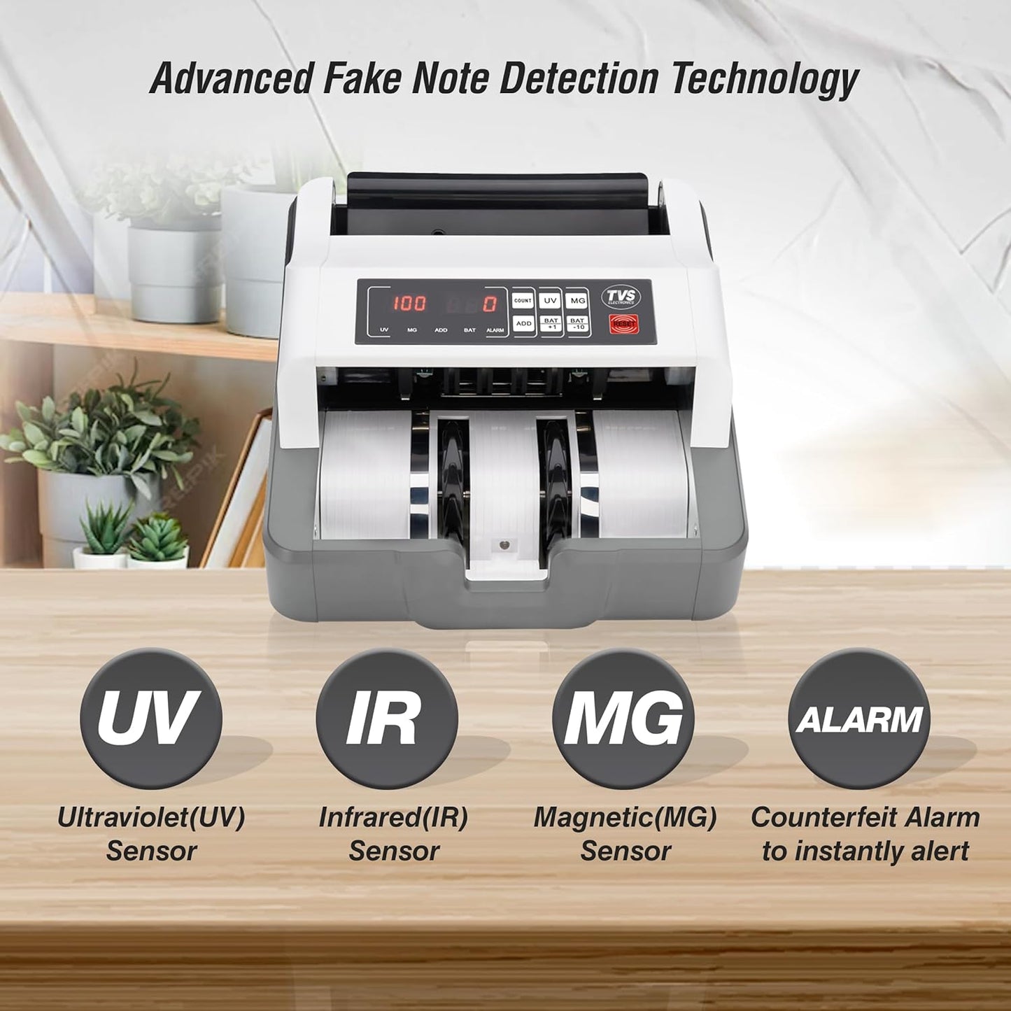 Tvs Cash Counting Machine CC-232 Classic