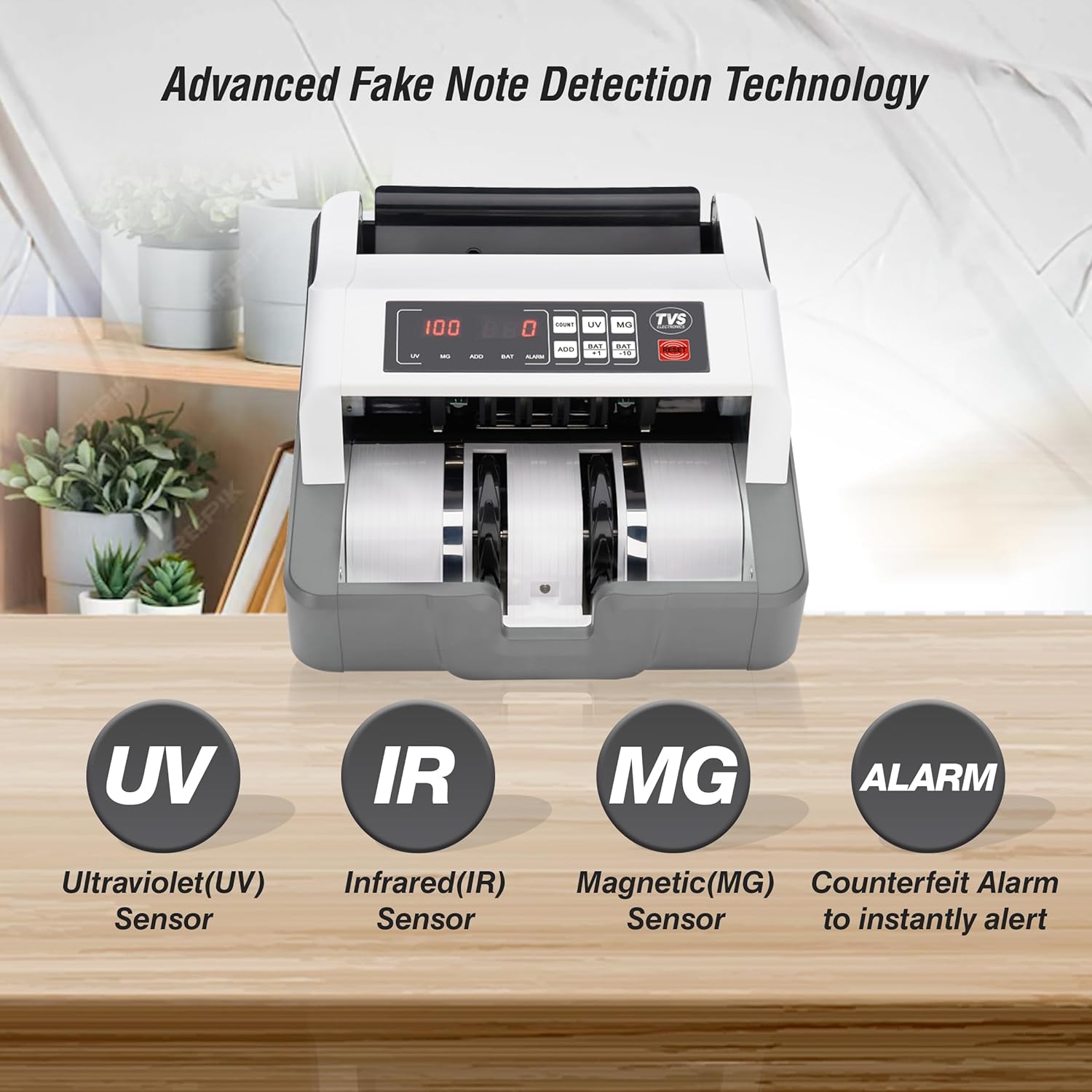 Tvs Cash Counting Machine CC-232 Classic