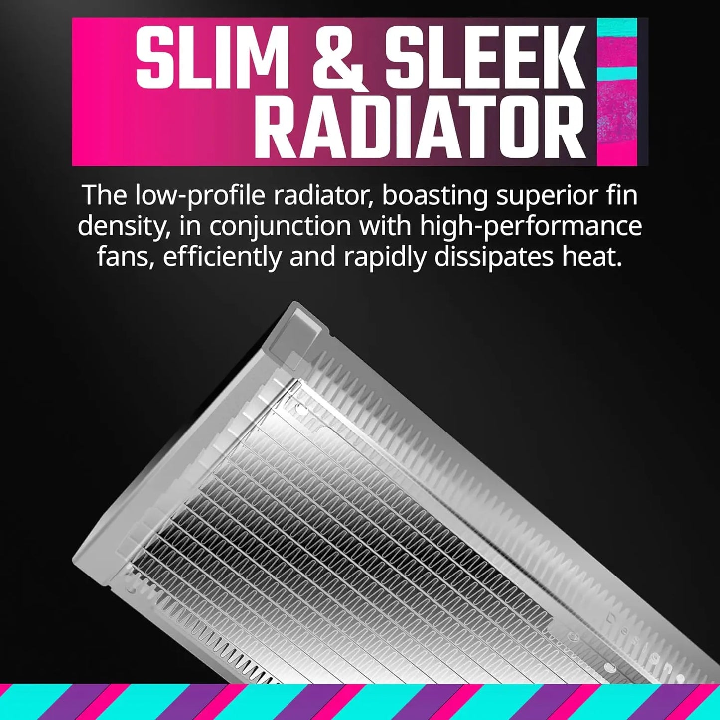 Cooler Master MasterLiquid 360 ATMOS ARGB 360mm Close-Loop AIO CPU Liquid Cooler - White