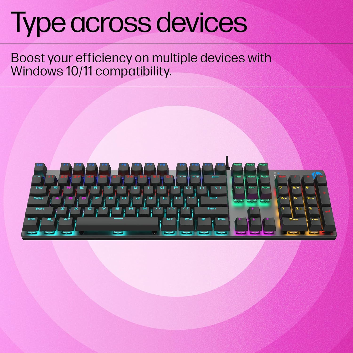 HP USB Keyboard Gaming Mechanical GK400F Black