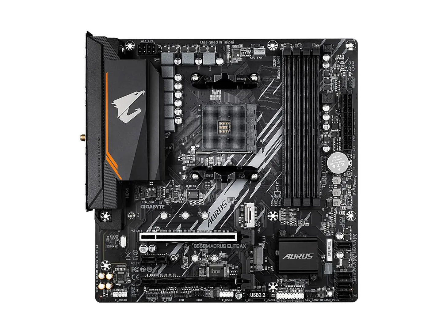 GIGABYTE B550M AORUS ELITE AX WiFi Ultra Durable AMD AM4 Micro ATX DDR4 Motherboard