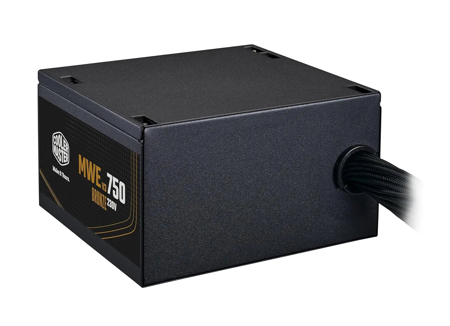 Cooler Master MWE 750 V3 230V 80 Plus Bronze Certified Non-Modular Power Supply – Black