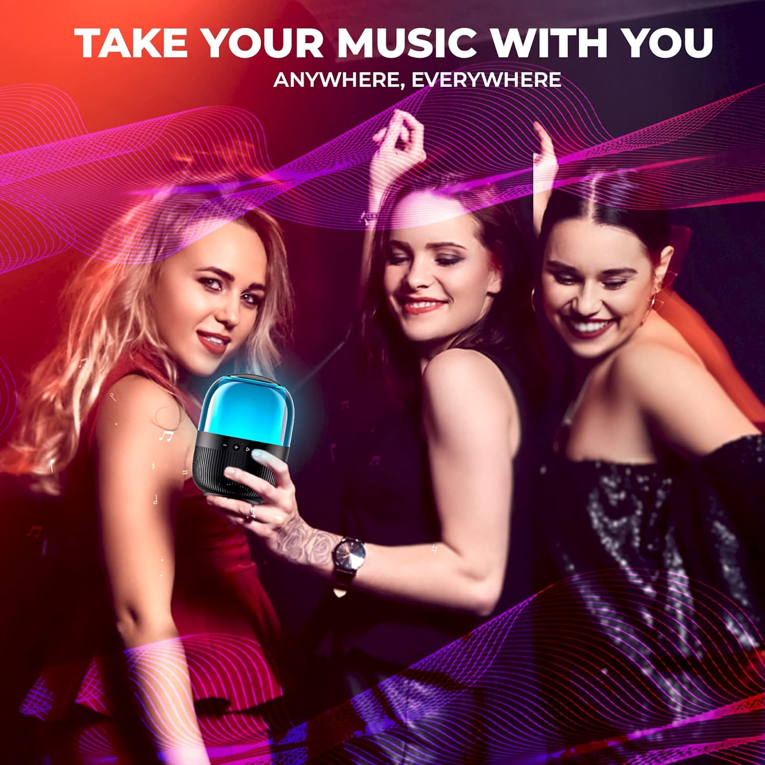 iGear Galaxy 10W Bluetooth Speaker with 360 degree Surround Sound