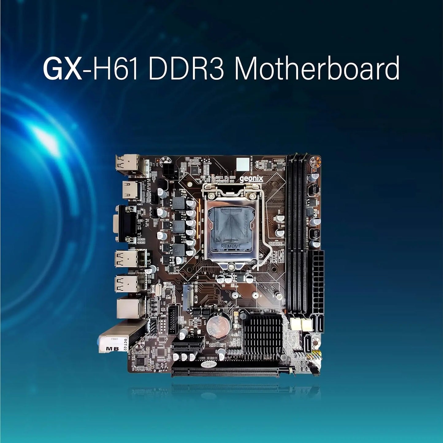 GEONIX Intel H61 Chipset LGA1155 Socket DDR3 Motherboard