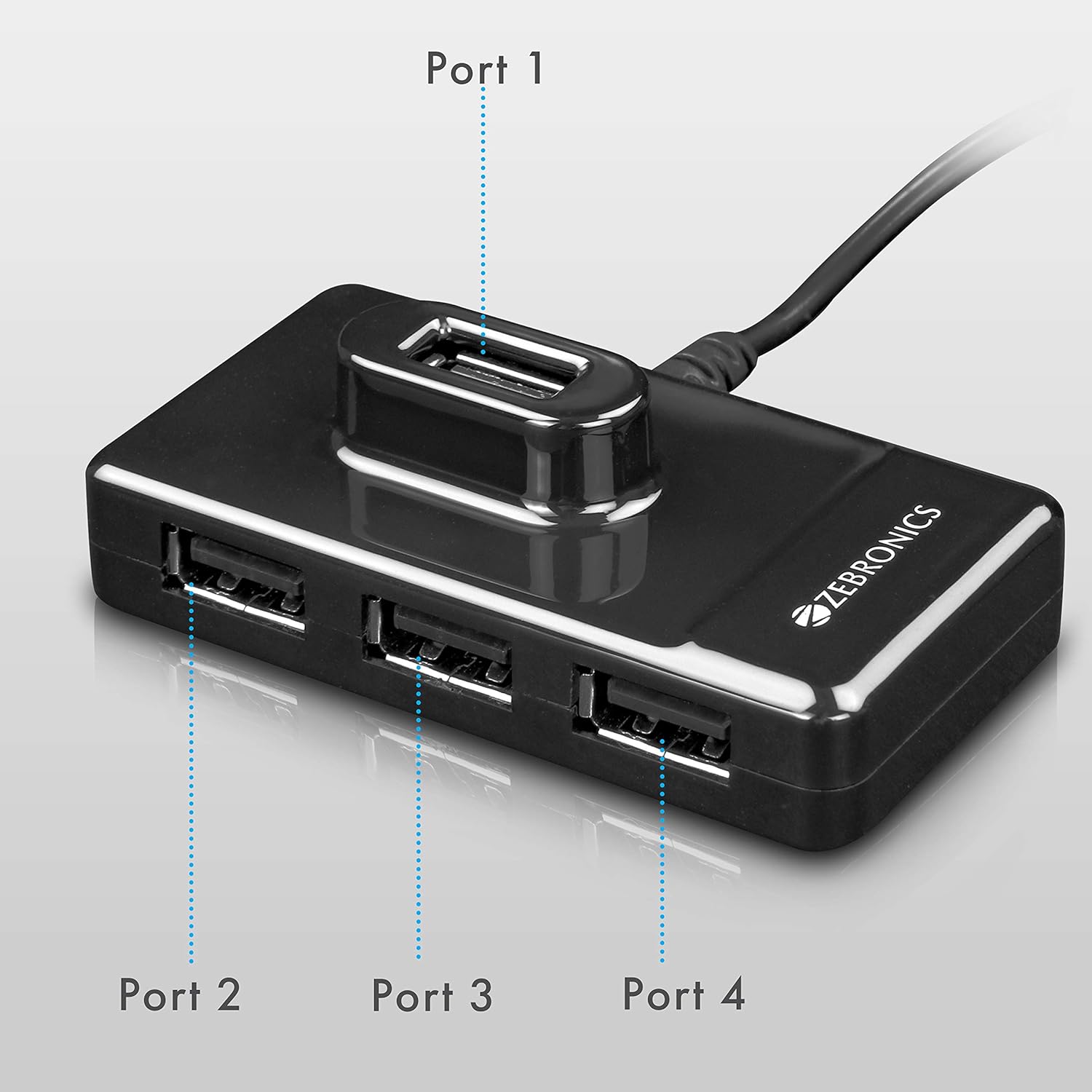 Zebronics Zeb-100HB 4 Ports USB Hub