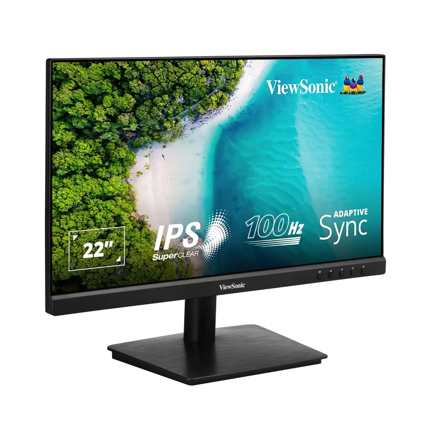 ViewSonic 22 Inch Full HD IPS 100Hz Adaptive Sync Flicker Free sRGB Eye-Care Technology Monitor My Store