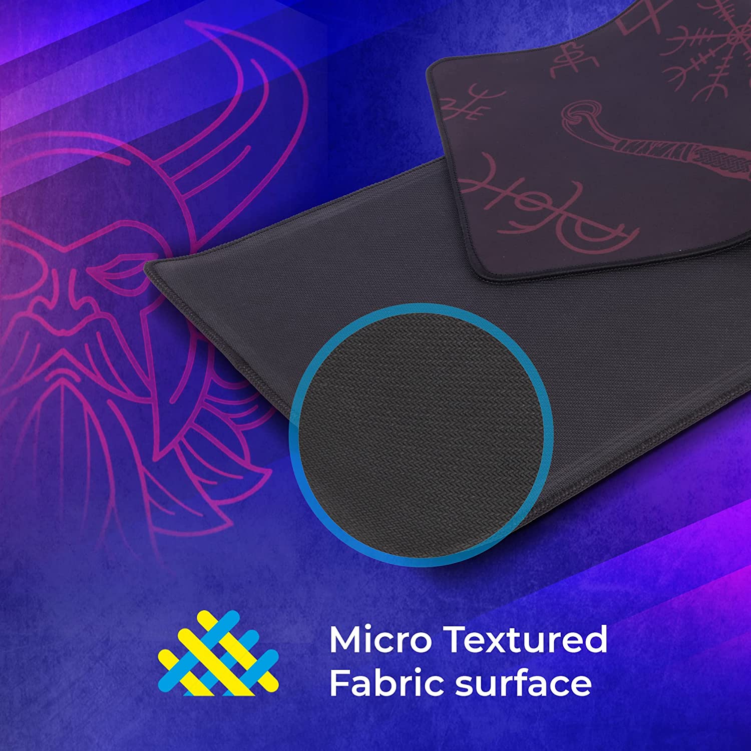 Zebronic Gaming Mouse pad Firestorm XL 800x300mm Size, 4mm