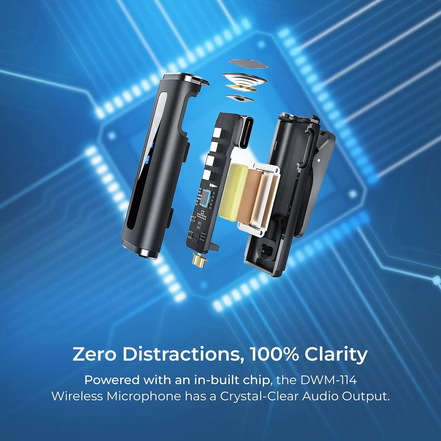 Digitek DWM-114 2-in-1 Wireless Microphone