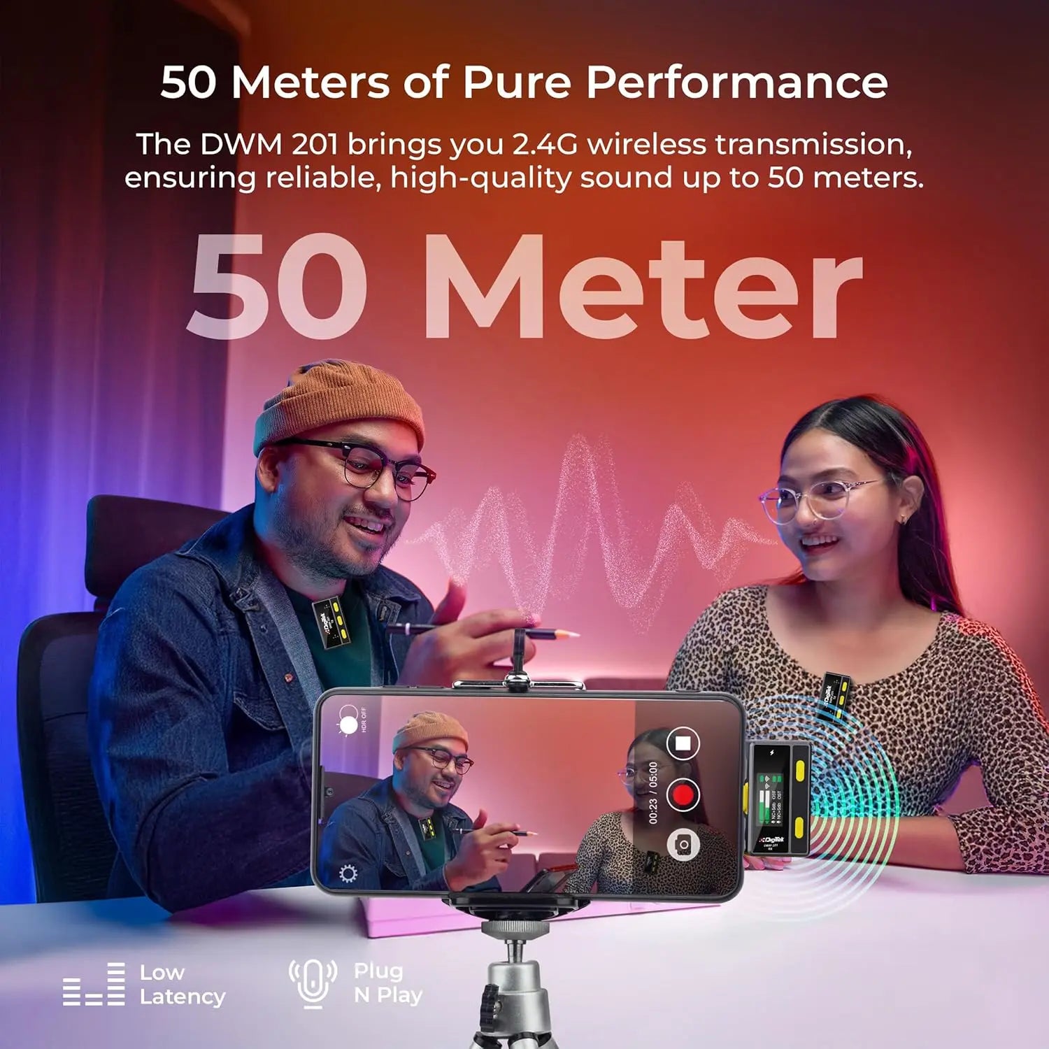 Digitek DWM-201 is Multi-functional Lavalier with Remote