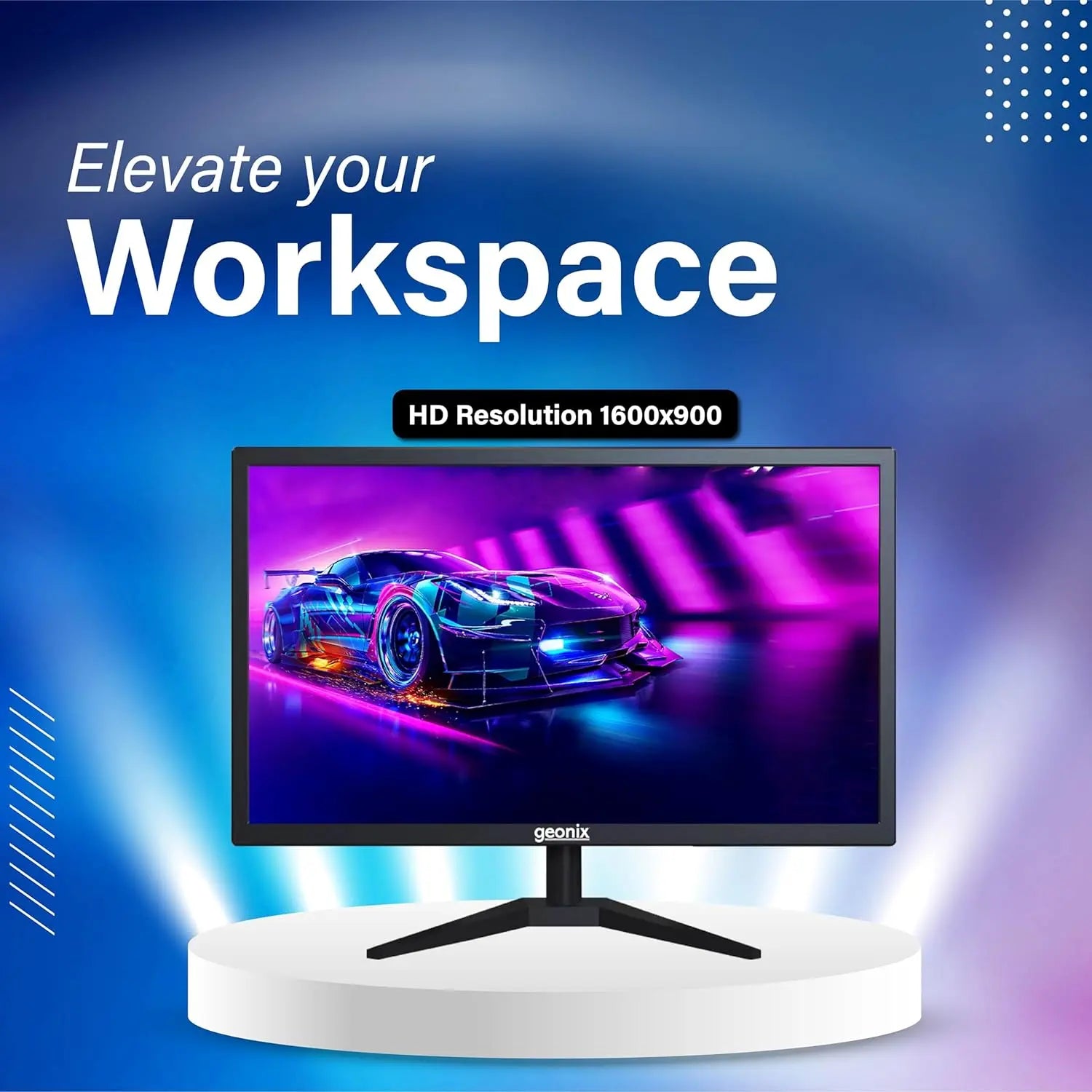 GEONIX 19.5 Inch PC Monitor HD+ 1600 x 900 LED Display VGA & HDMI My Store