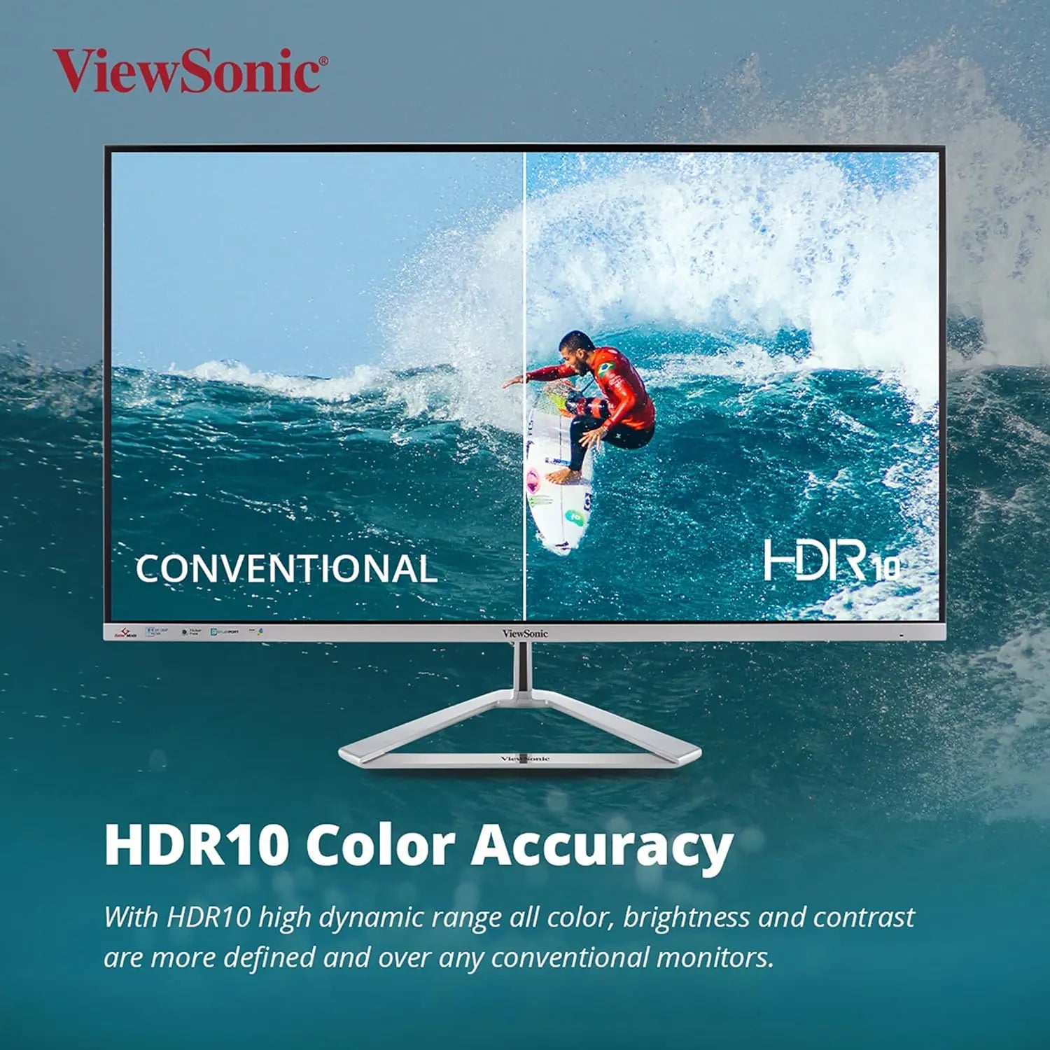 ViewSonic VX3276-MHD-3 32” 75Hz HDR10 1080p FHD sRGB IPS Panel Monitor My Store